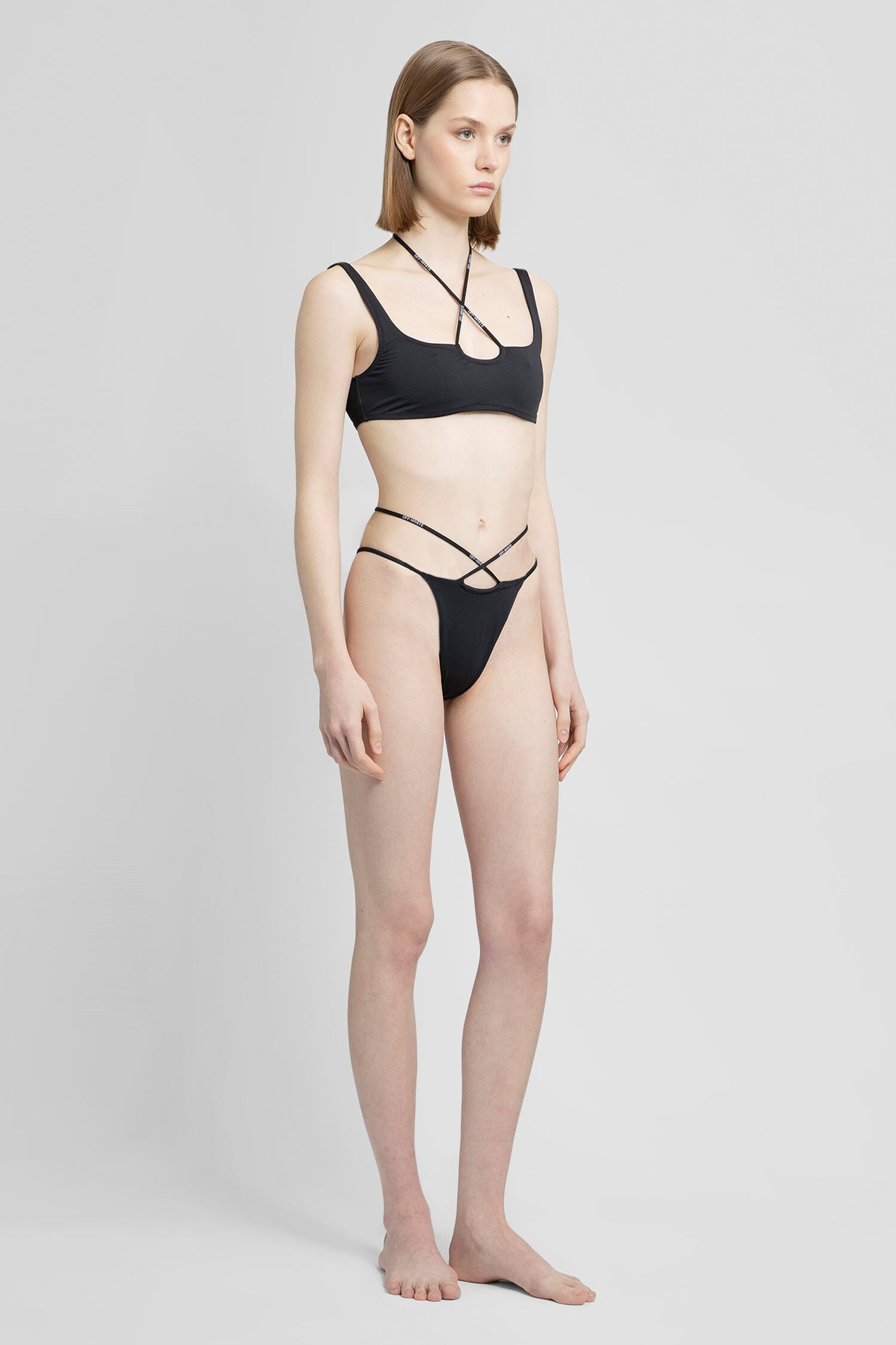 OFF-WHITE WOMAN BLACK SWIMWEAR