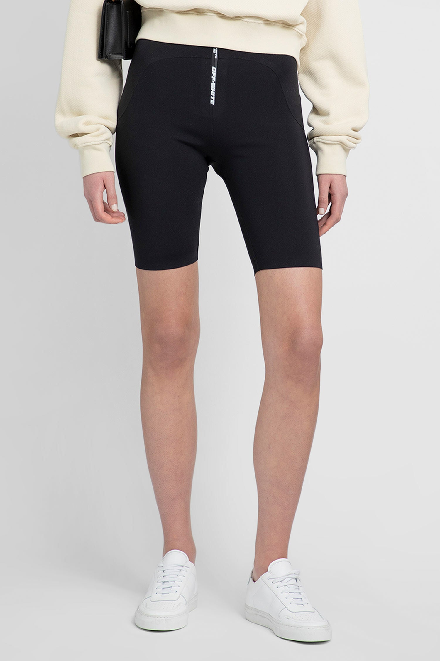 OFF-WHITE WOMAN BLACK SHORTS