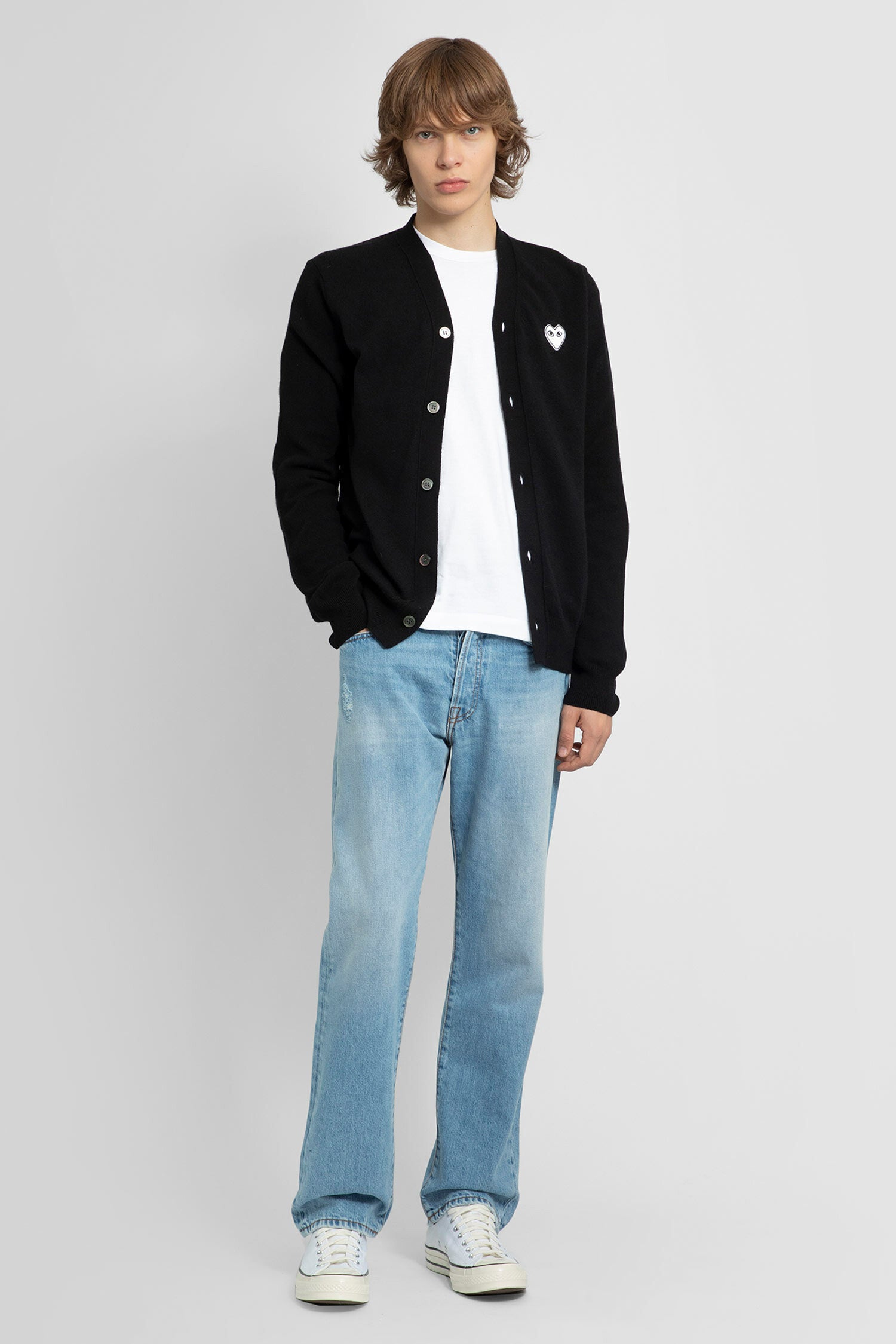 Comme des garcons on sale play denim jacket