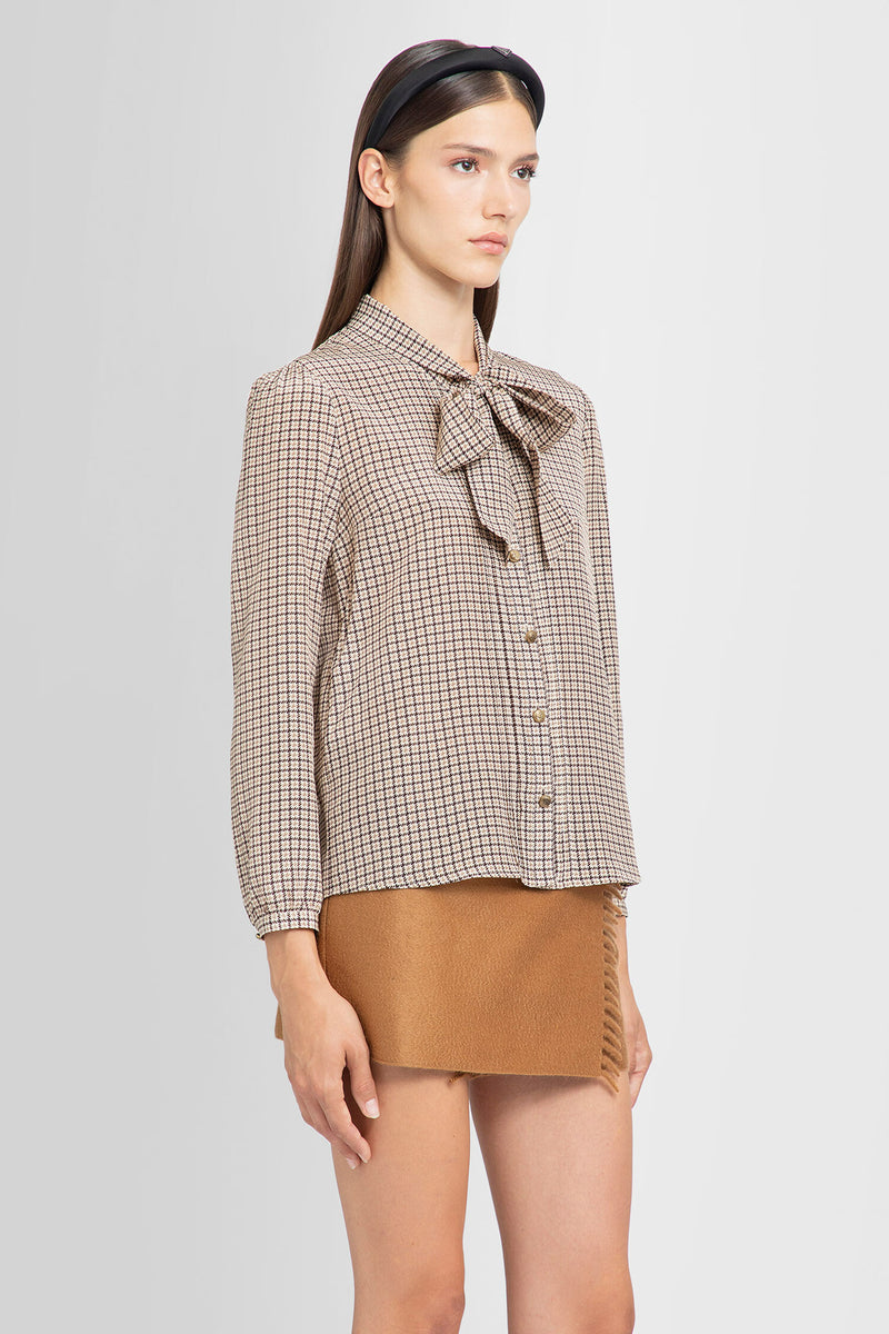 PRADA WOMAN BROWN SHIRTS - PRADA - SHIRTS | Antonioli