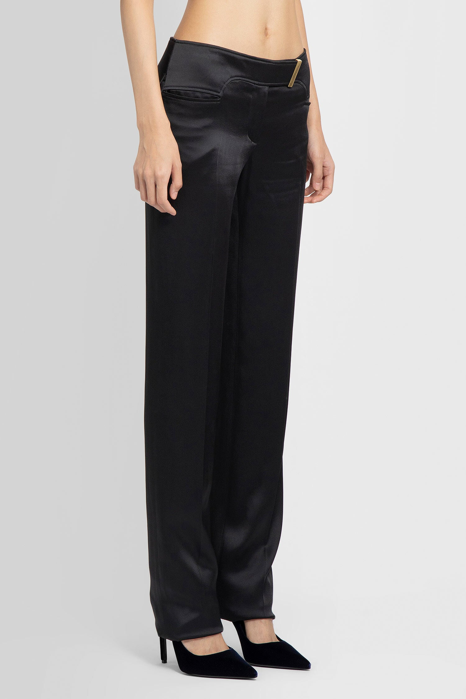 TOM FORD WOMAN BLACK TROUSERS