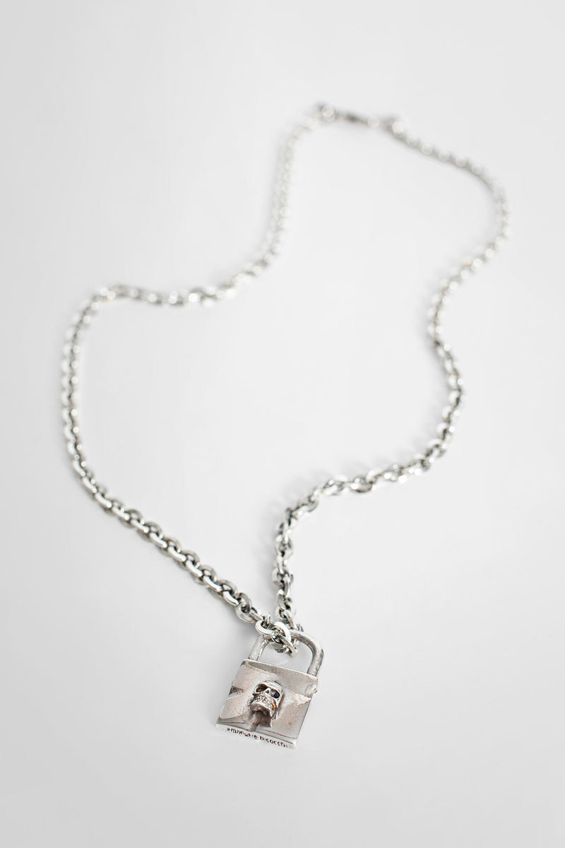 Emanuele Bicocchi Padlock Necklace Silver