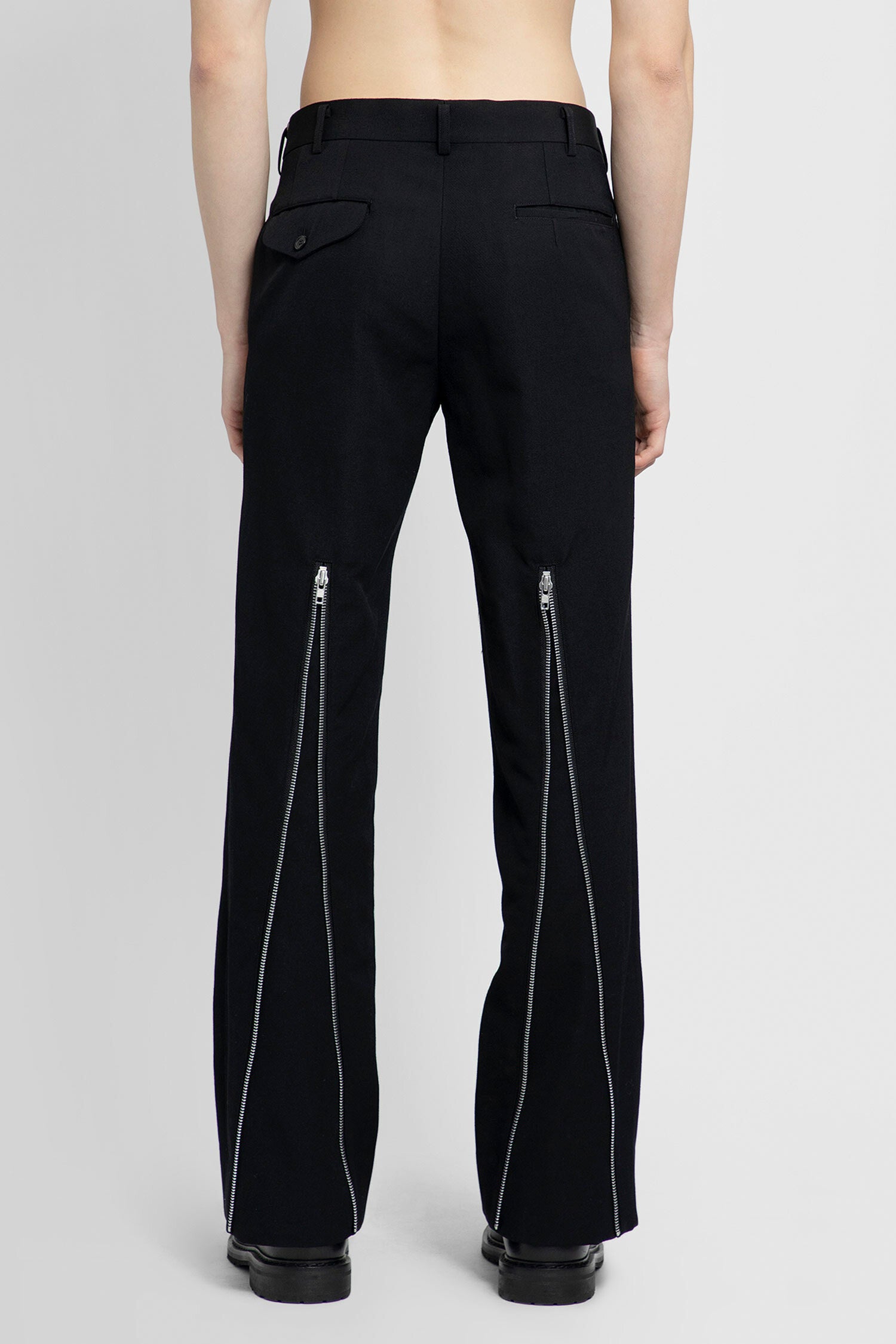 COMME DES GARCONS HOMME PLUS MAN BLACK TROUSERS