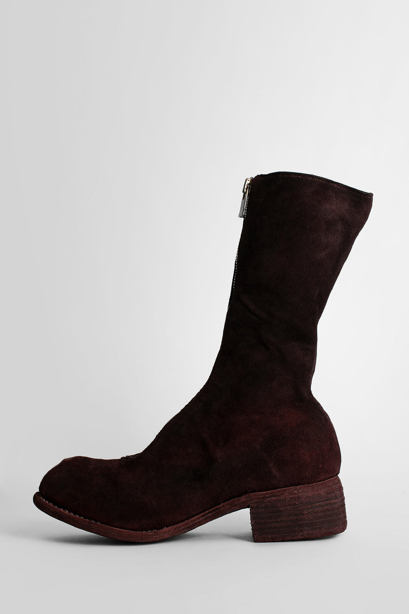 GUIDI WOMAN RED BOOTS