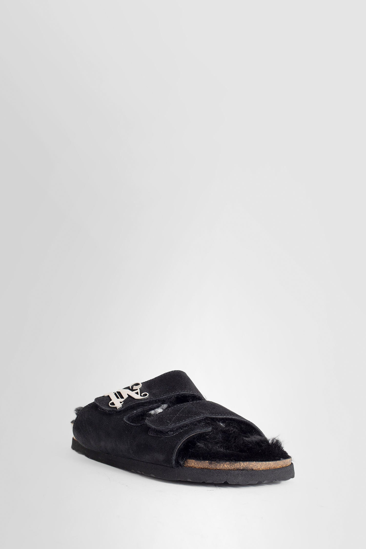 PALM ANGELS MAN BLACK SANDALS