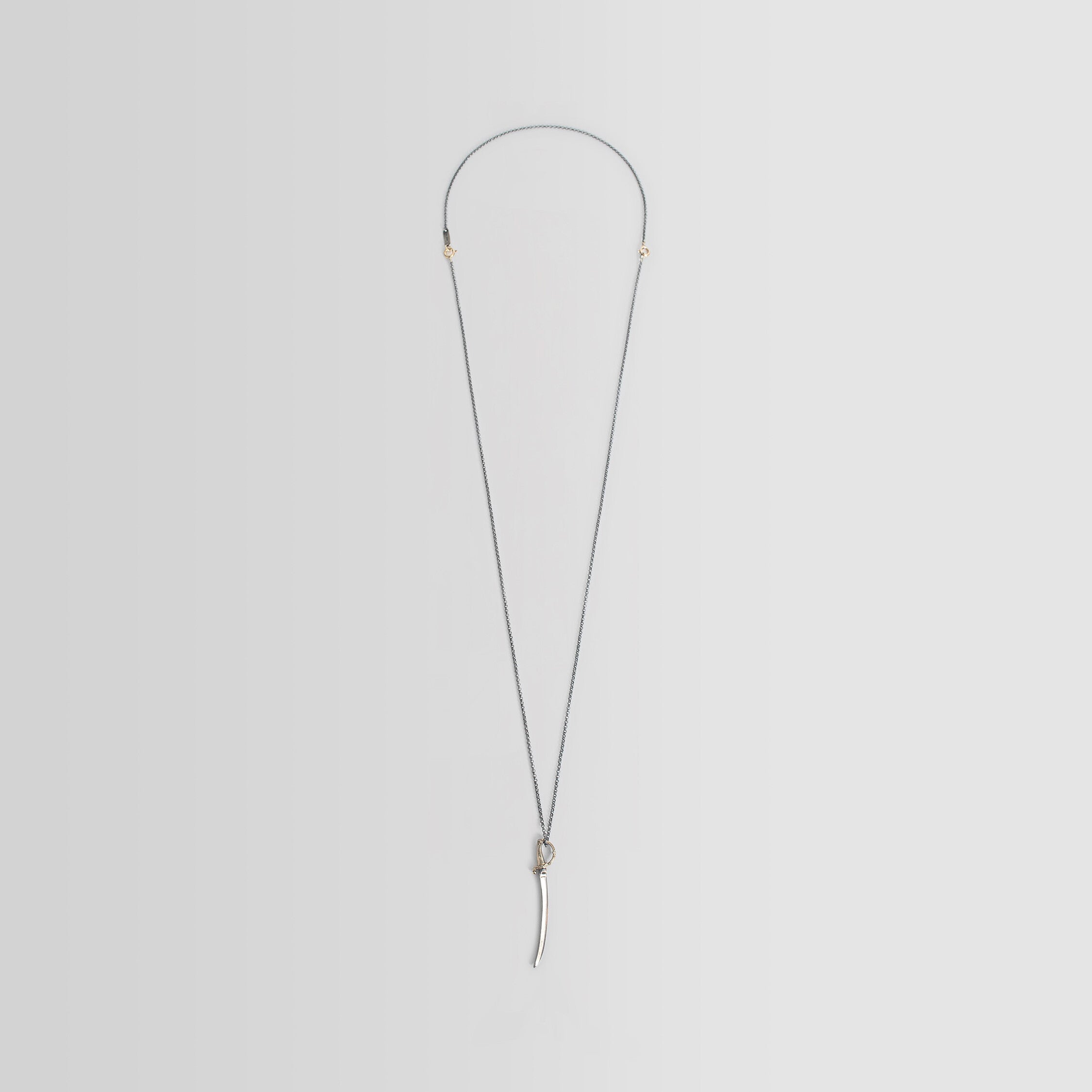 UGO CACCIATORI UNISEX SILVER NECKLACES - UGO CACCIATORI