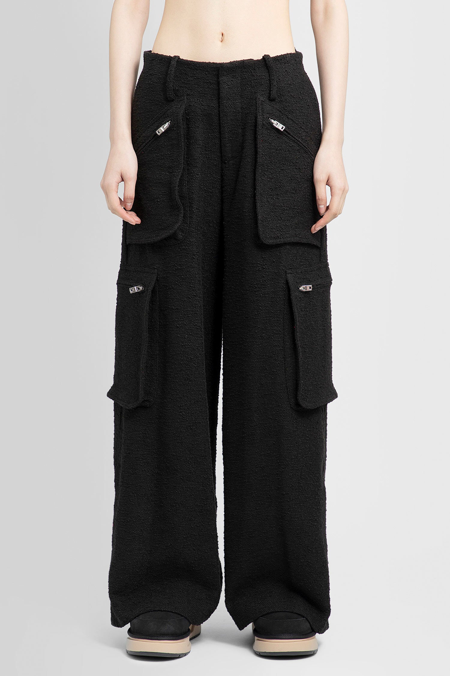 AMIRI WOMAN BLACK TROUSERS