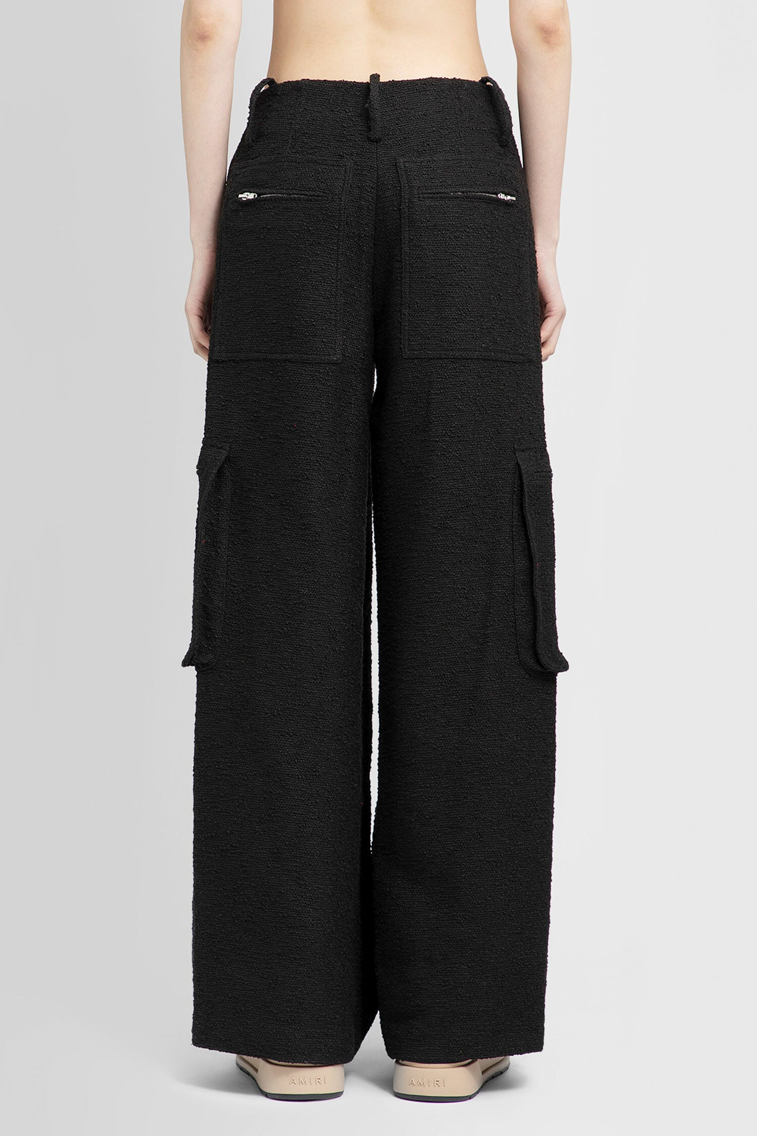 AMIRI WOMAN BLACK TROUSERS