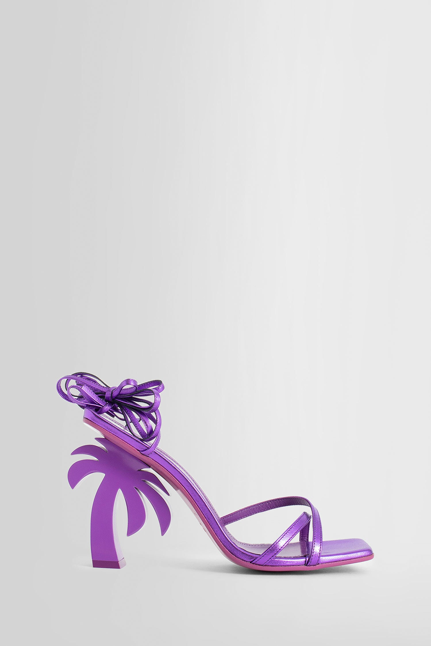 PALM ANGELS WOMAN PURPLE SANDALS & SLIDES