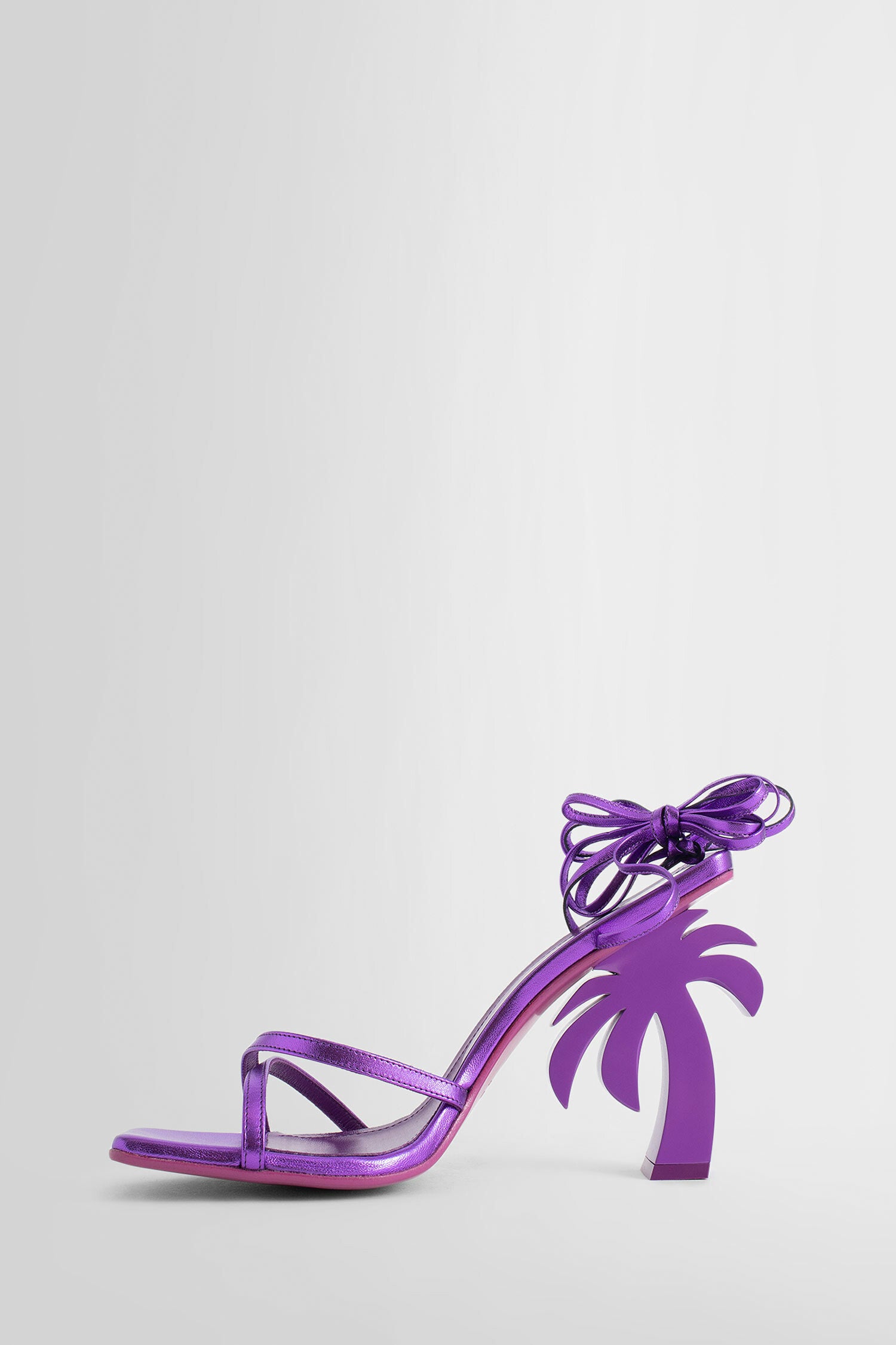 PALM ANGELS WOMAN PURPLE SANDALS