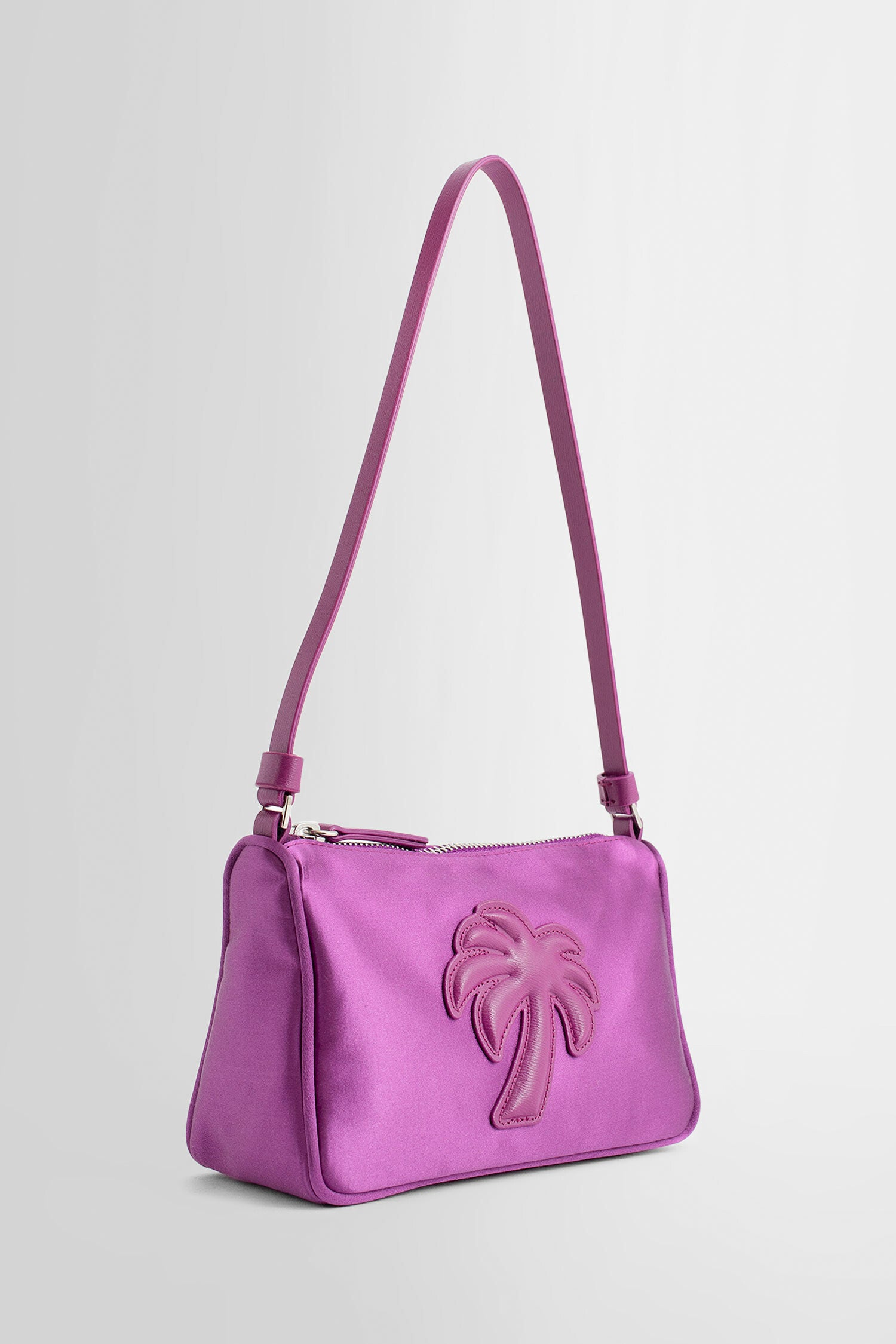 PALM ANGELS WOMAN PURPLE SHOULDER BAGS