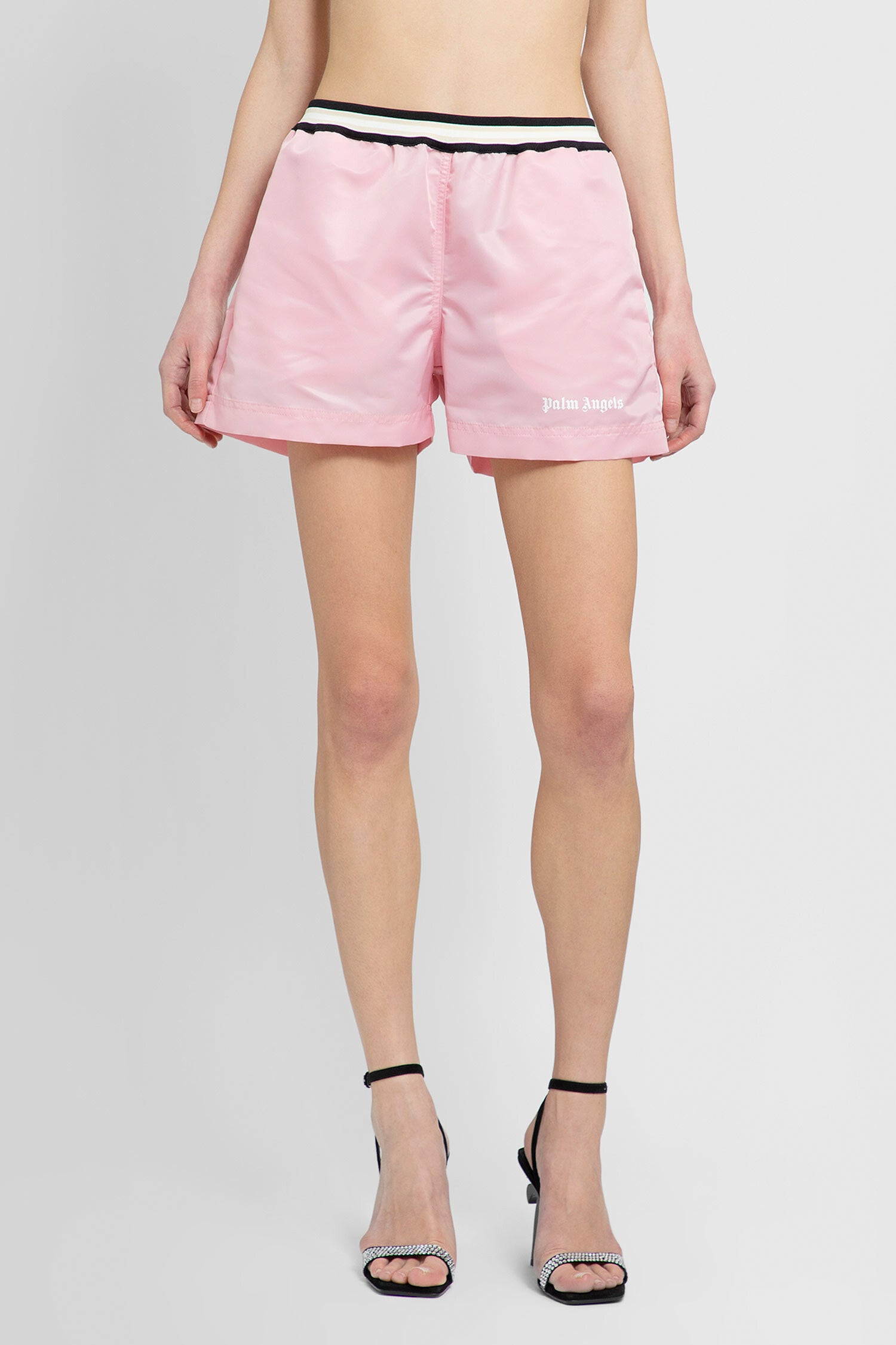 PALM ANGELS WOMAN PINK SHORTS