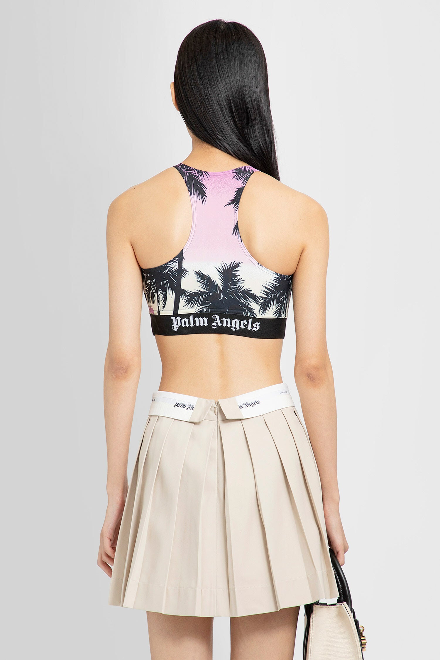 PALM ANGELS WOMAN PURPLE TOPS