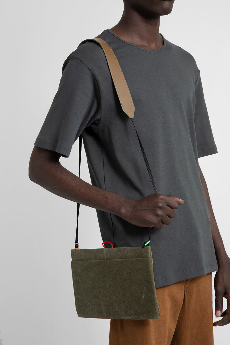 READYMADE UNISEX GREEN SHOULDER BAGS