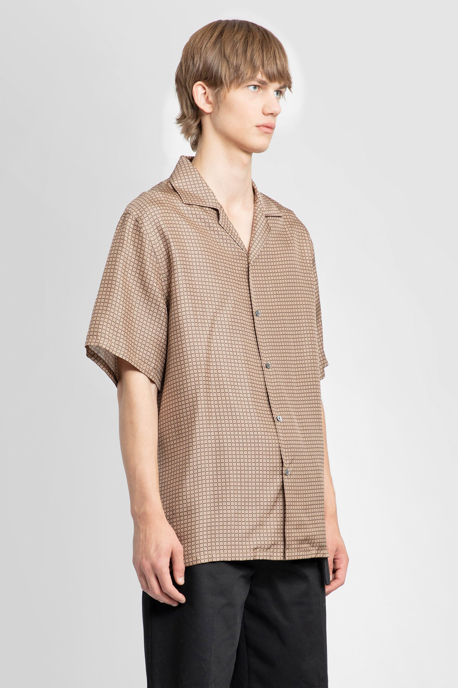 LANVIN MAN BEIGE SHIRTS