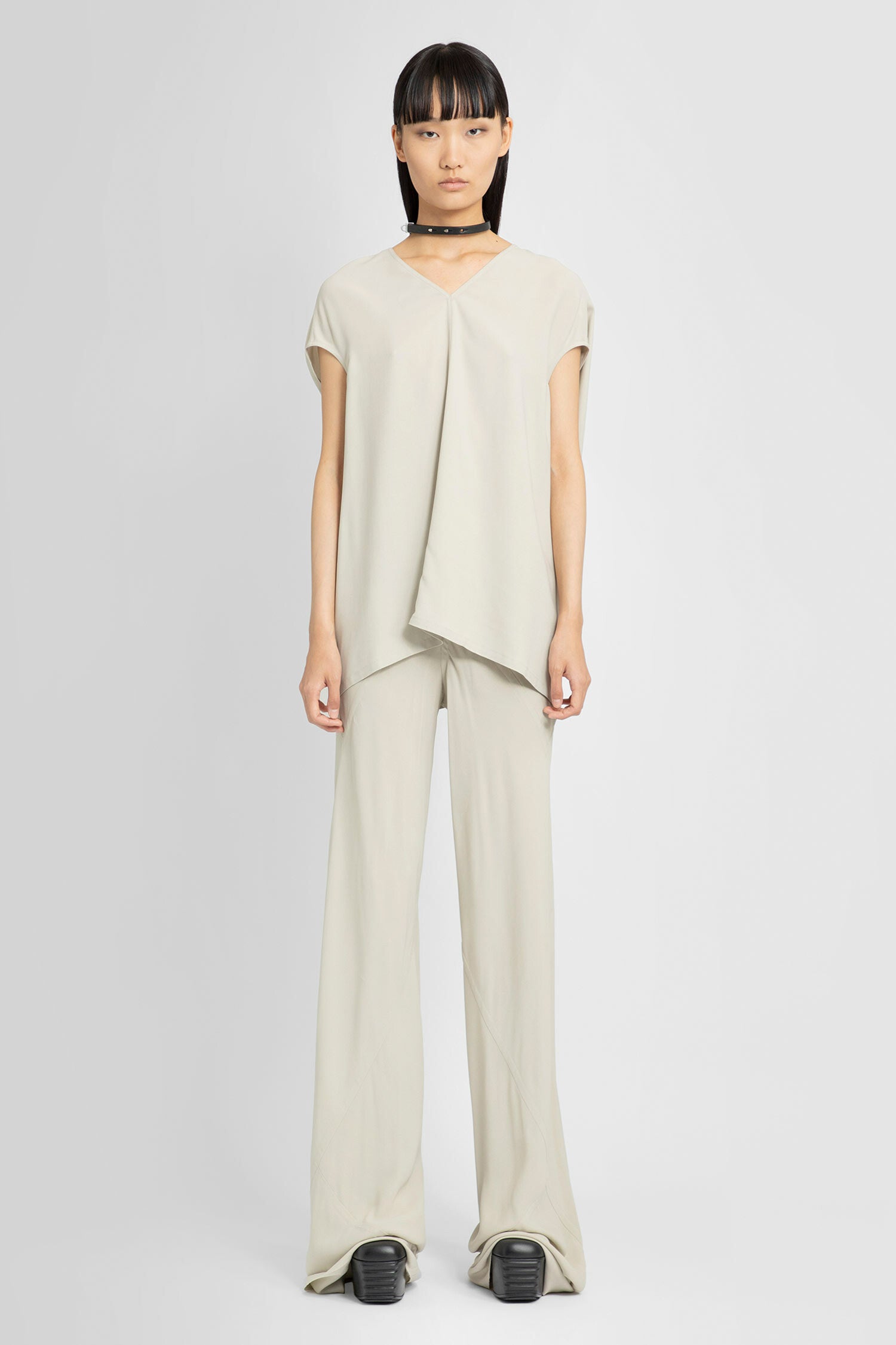 RICK OWENS WOMAN OFF-WHITE TOPS - RICK OWENS - TOPS