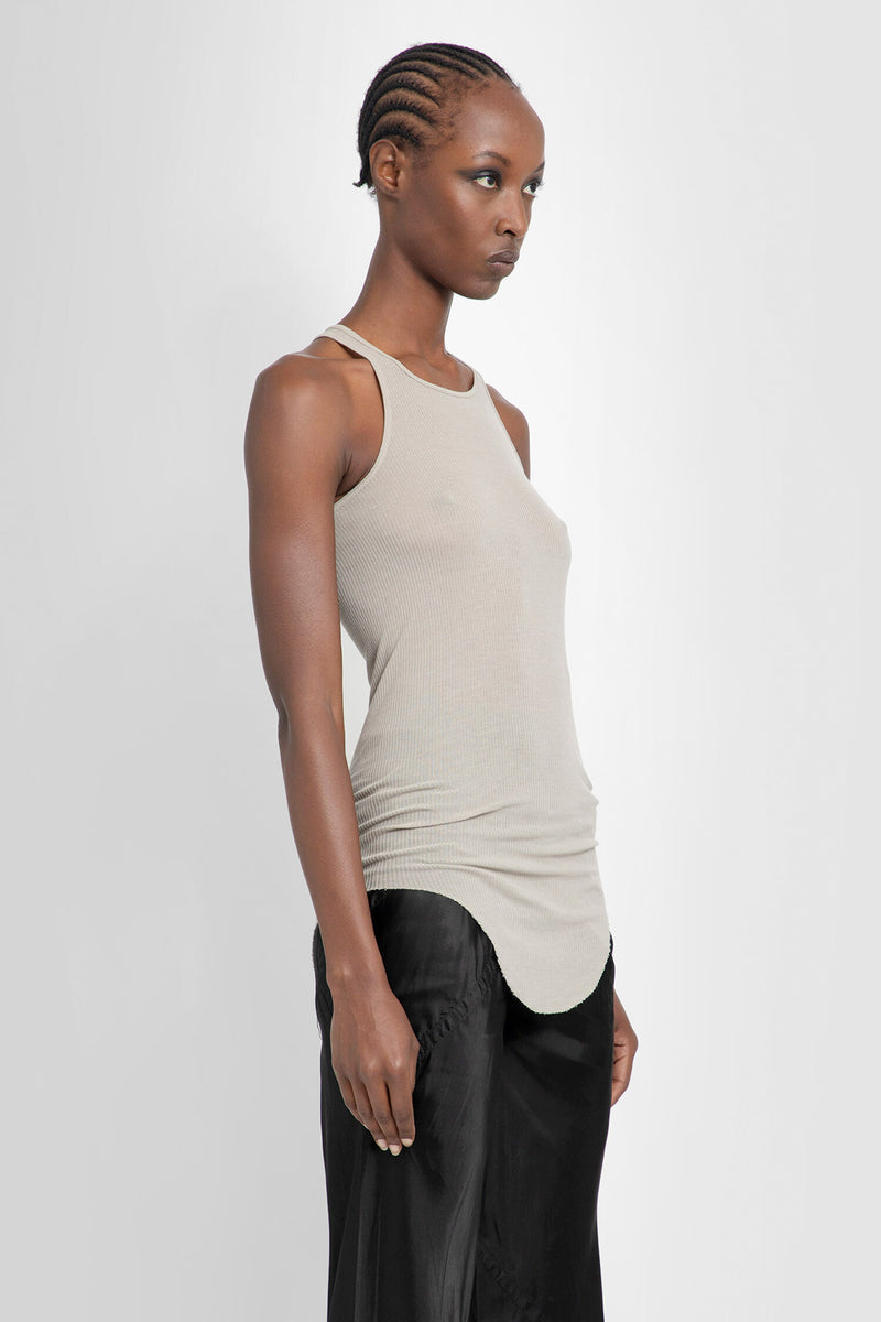 RICK OWENS WOMAN OFF-WHITE TANK TOPS - RICK OWENS - TANK TOPS