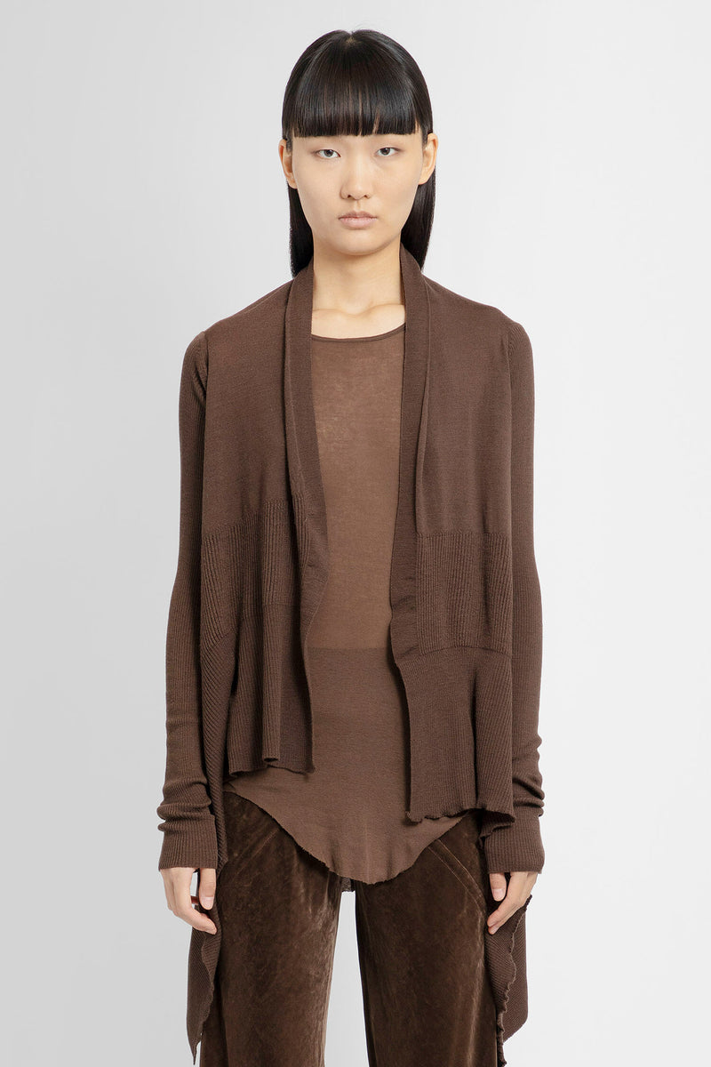 RICK OWENS WOMAN BROWN KNITWEAR - RICK OWENS - KNITWEAR | Antonioli