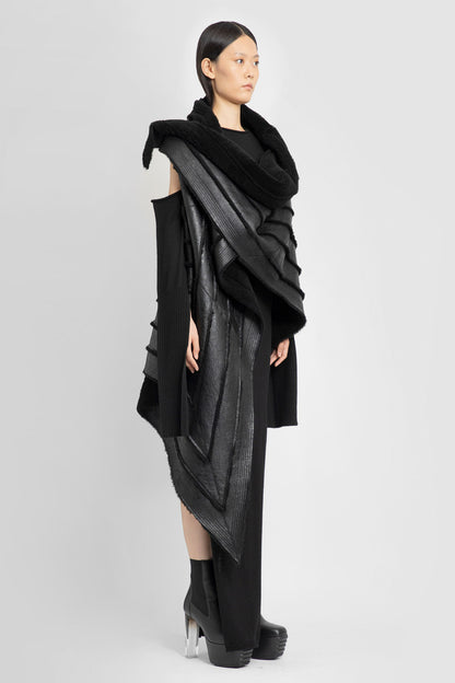 RICK OWENS WOMAN BLACK VESTS