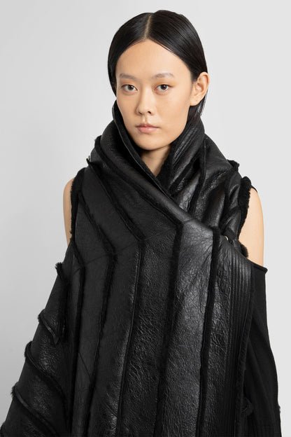 RICK OWENS WOMAN BLACK VESTS