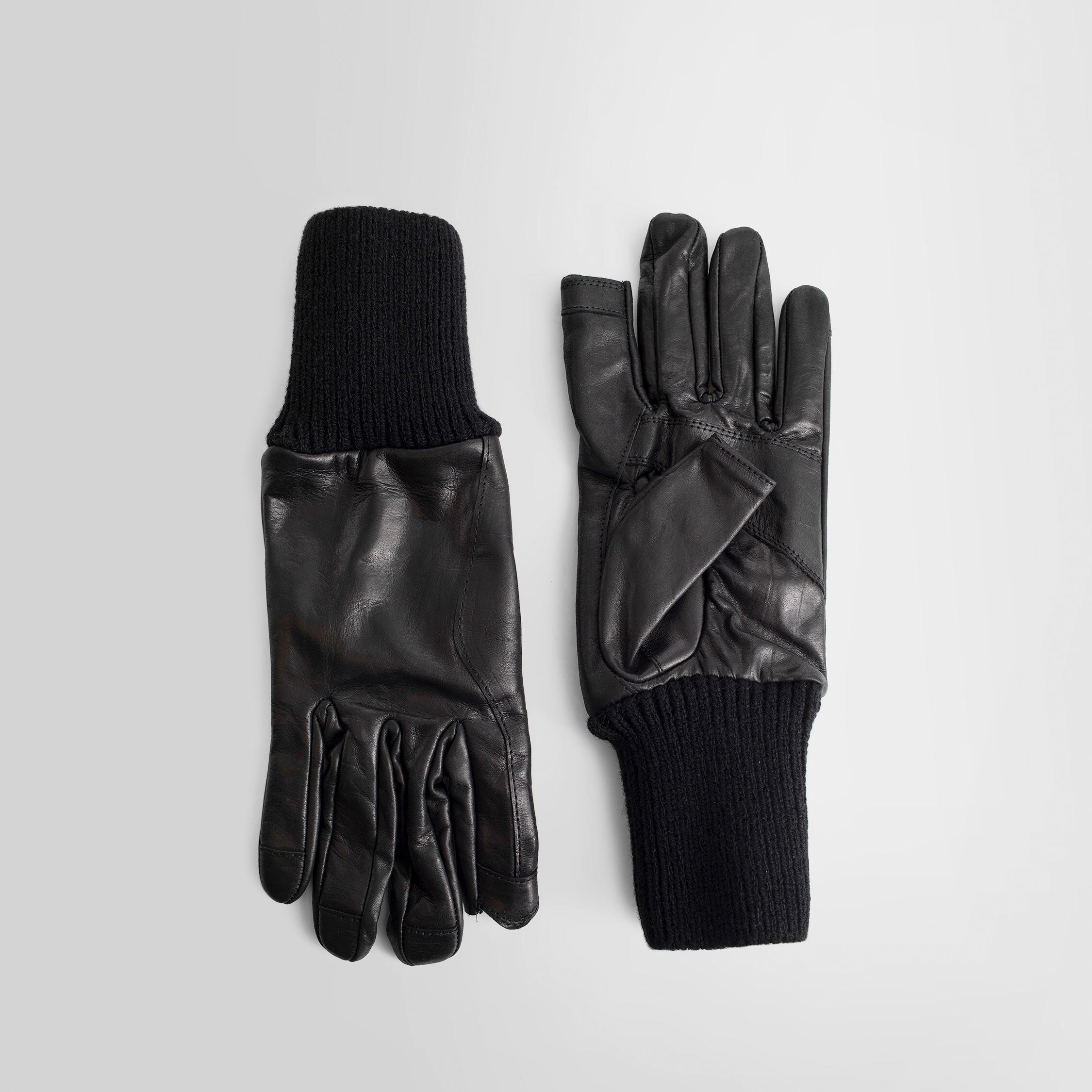 RICK OWENS MAN BLACK GLOVES