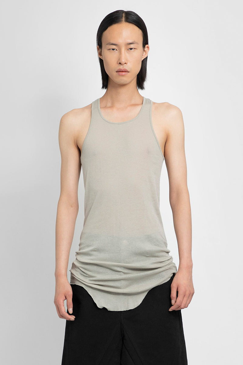 RICK OWENS MAN OFF-WHITE TANK TOPS - RICK OWENS - TANK TOPS