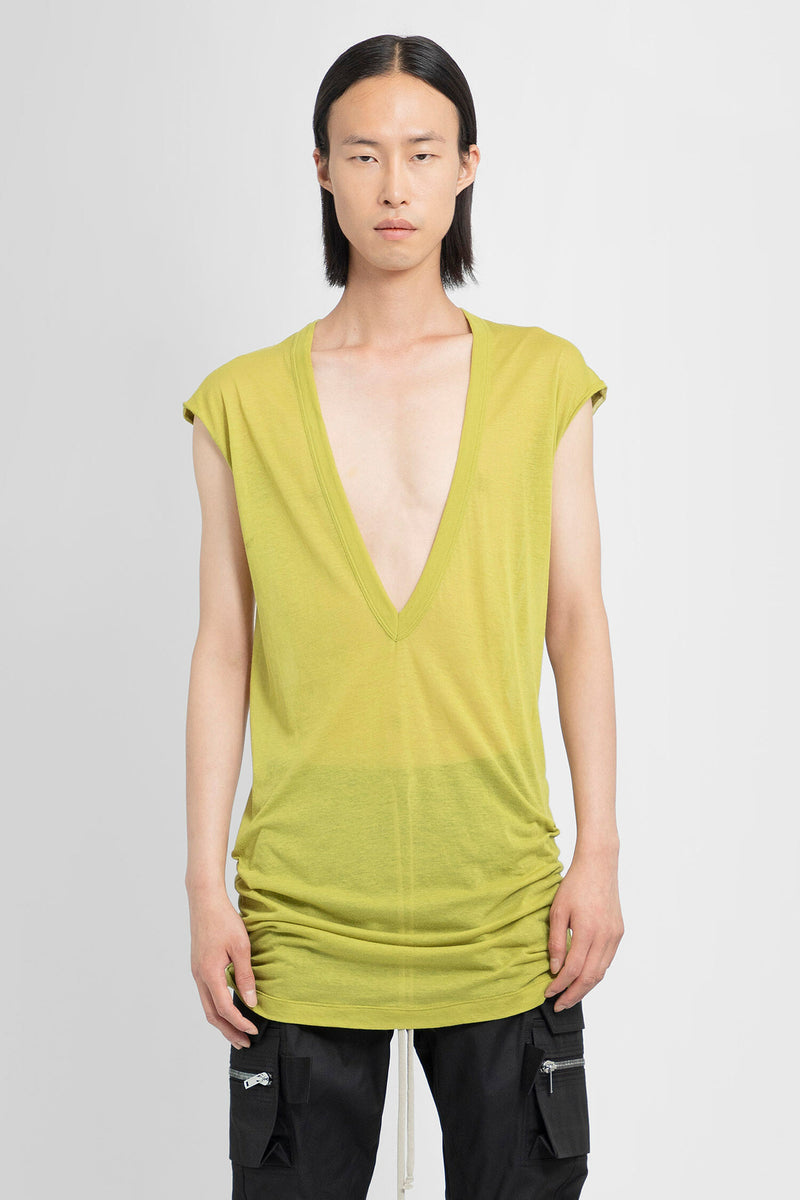 RICK OWENS MAN YELLOW T-SHIRTS - RICK OWENS - T-SHIRTS | Antonioli