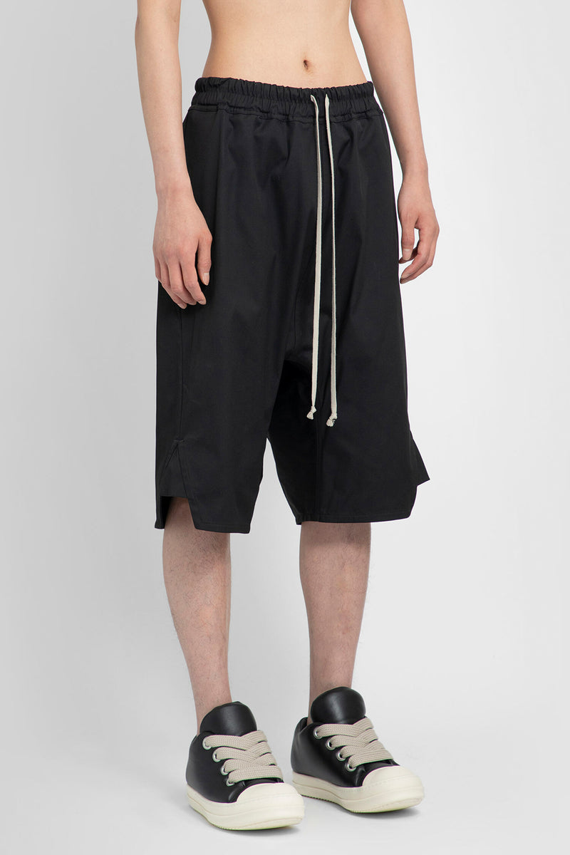 RICK OWENS MAN BLACK SHORTS - RICK OWENS - SHORTS | Antonioli