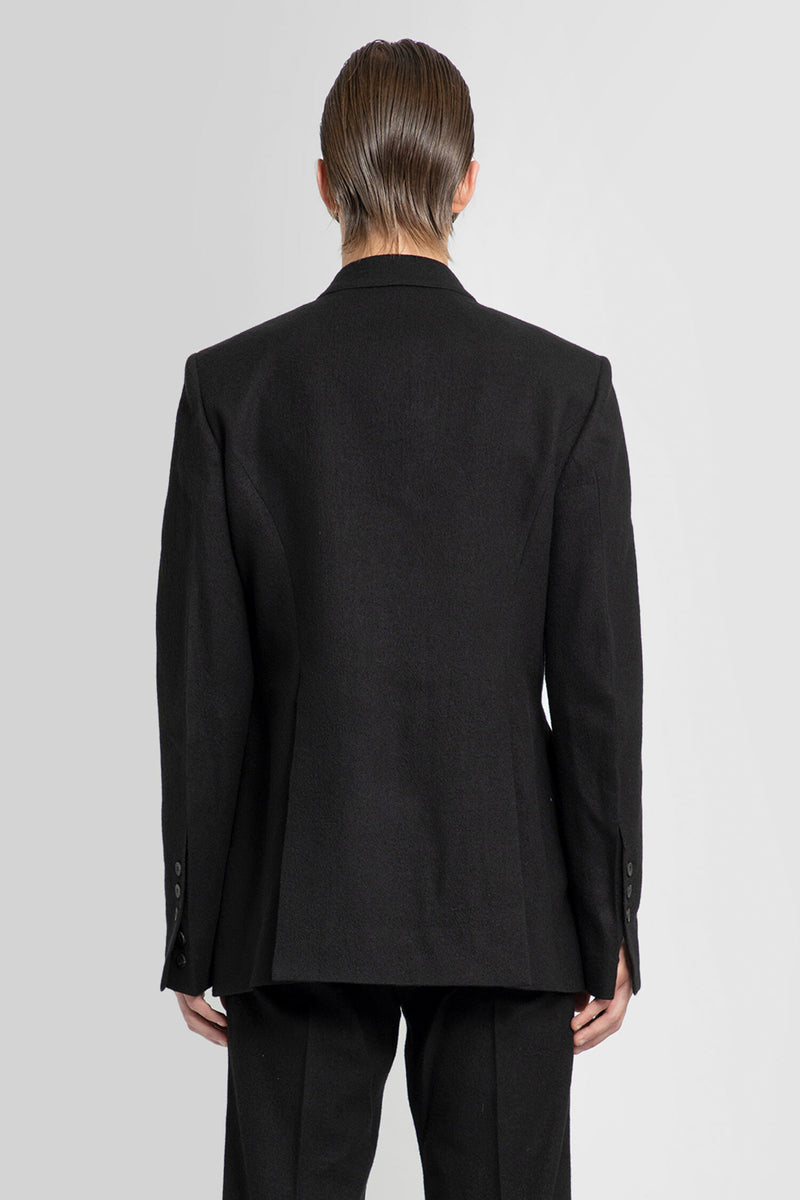 RICK OWENS MAN BLACK BLAZERS - RICK OWENS - BLAZERS | Antonioli