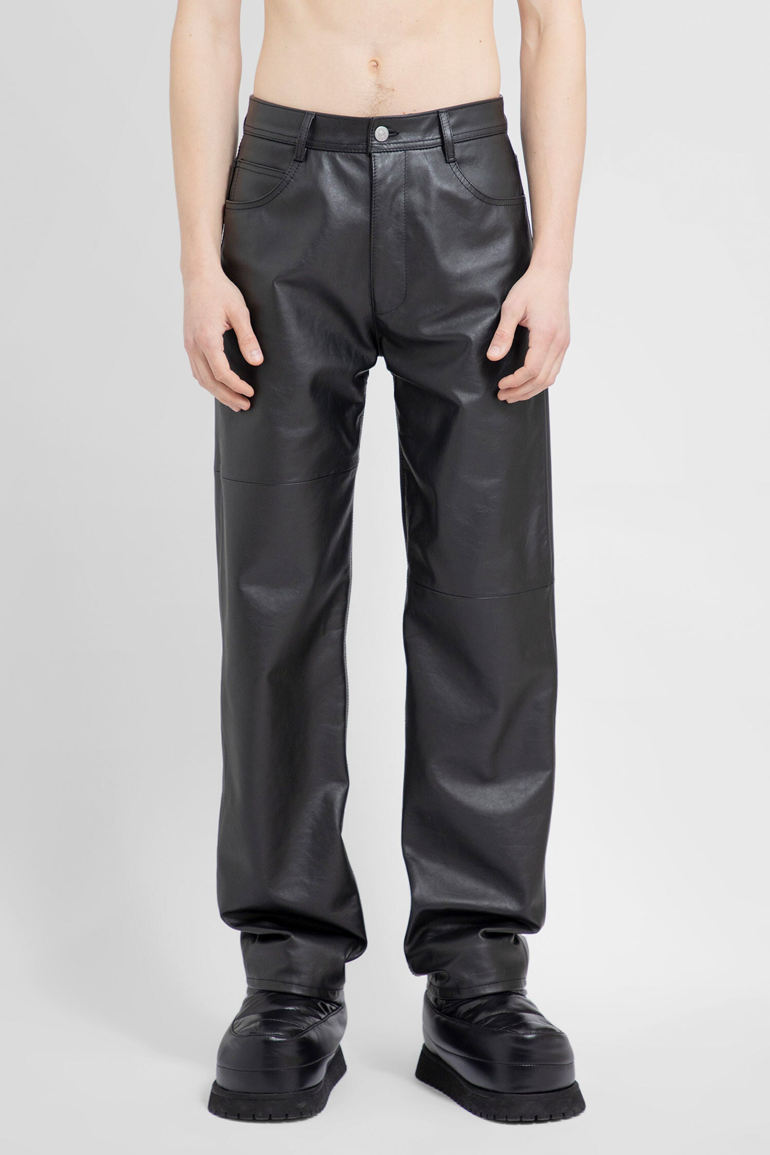 MM6 MAISON MARGIELA MAN BLACK TROUSERS