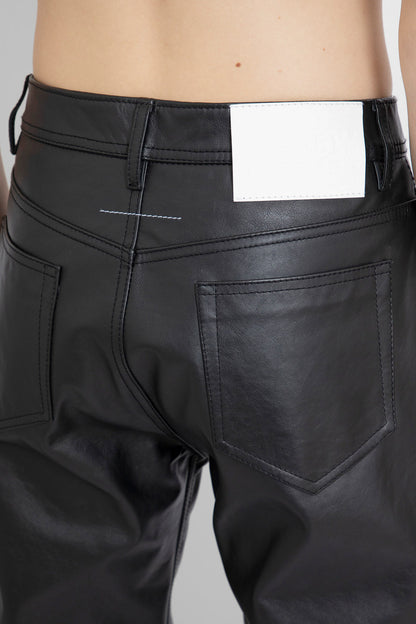 MM6 MAISON MARGIELA MAN BLACK TROUSERS