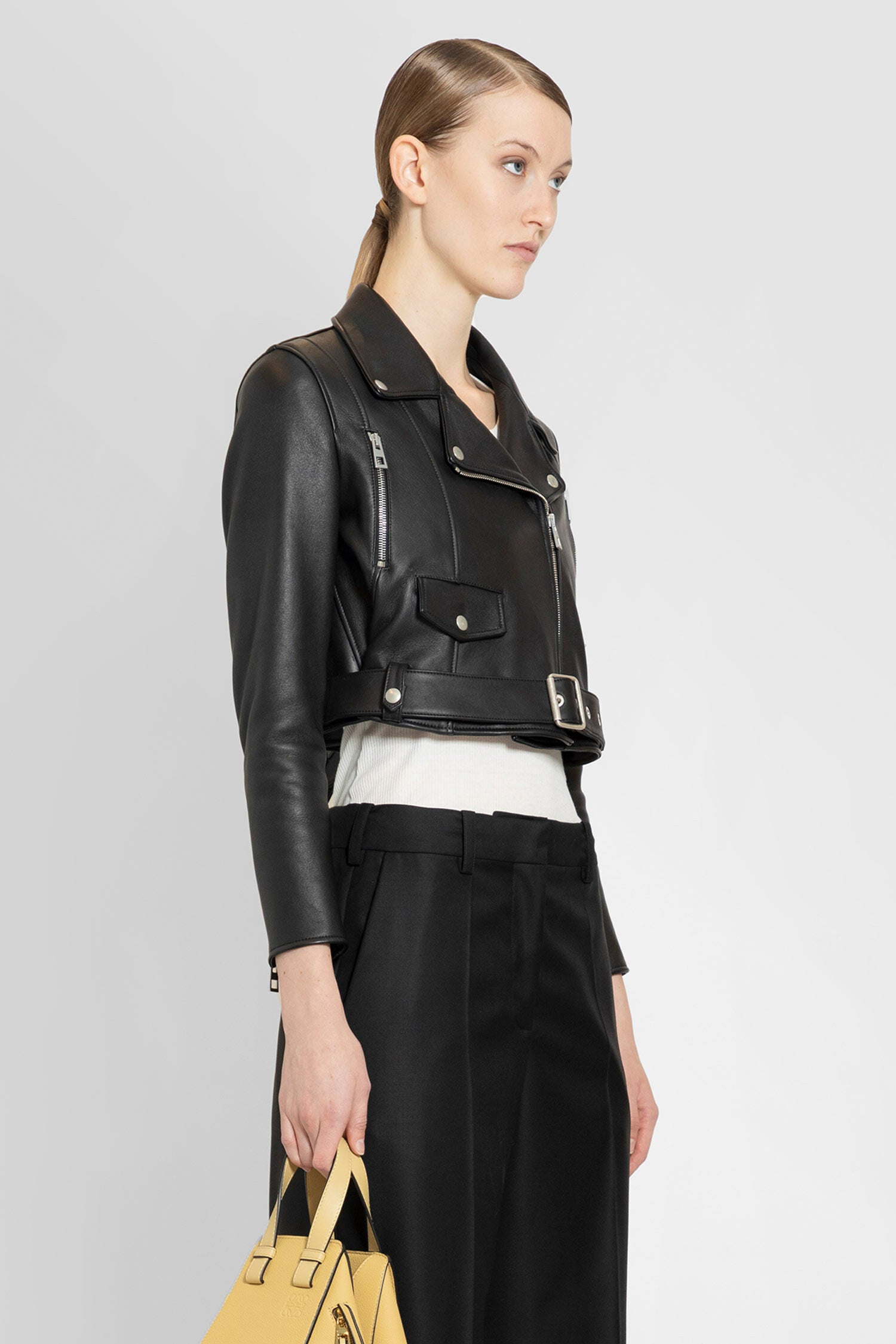 LOEWE WOMAN BLACK JACKETS