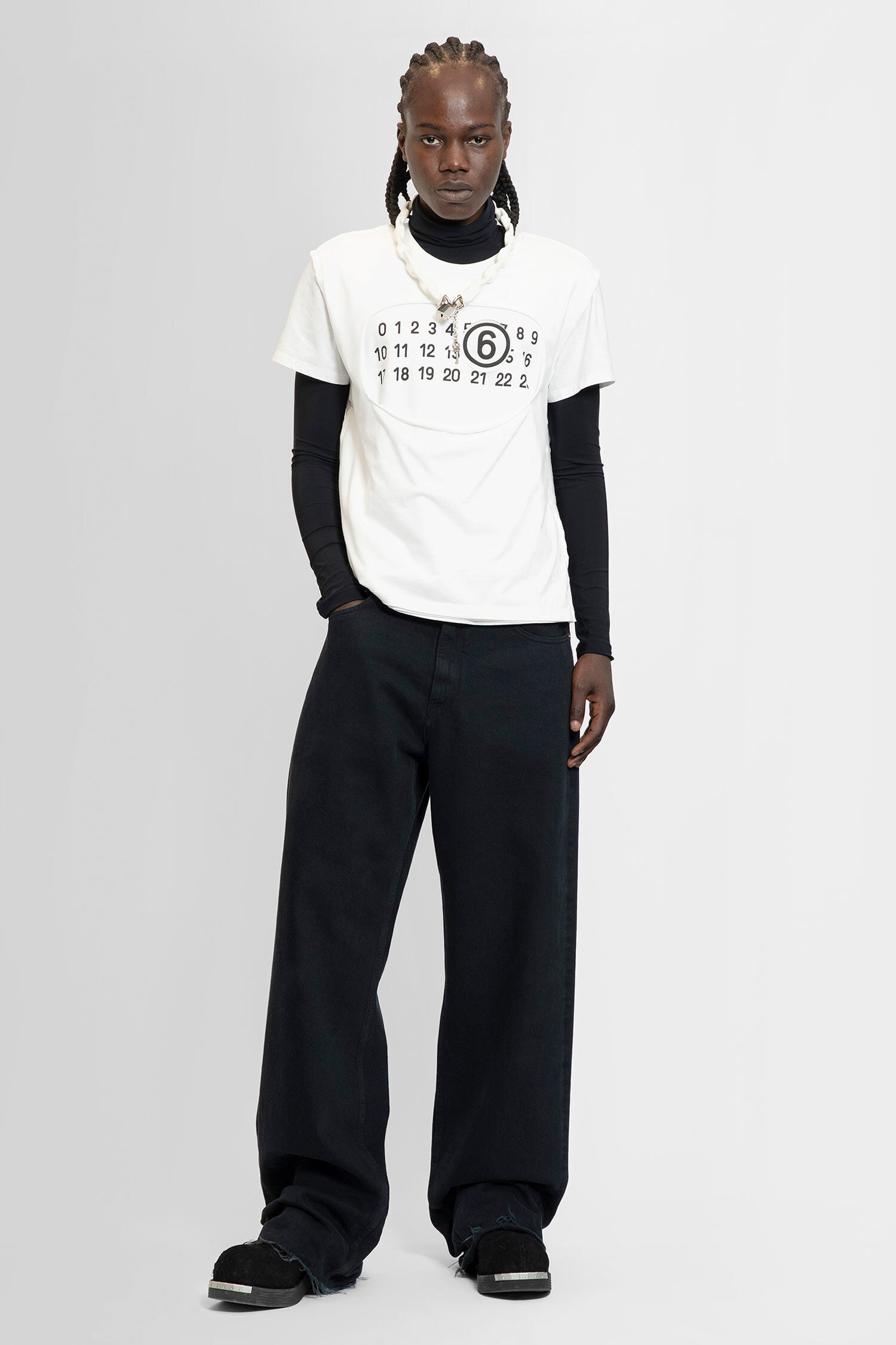 MM6 MAISON MARGIELA MAN WHITE T-SHIRTS - MM6 MAISON MARGIELA - T