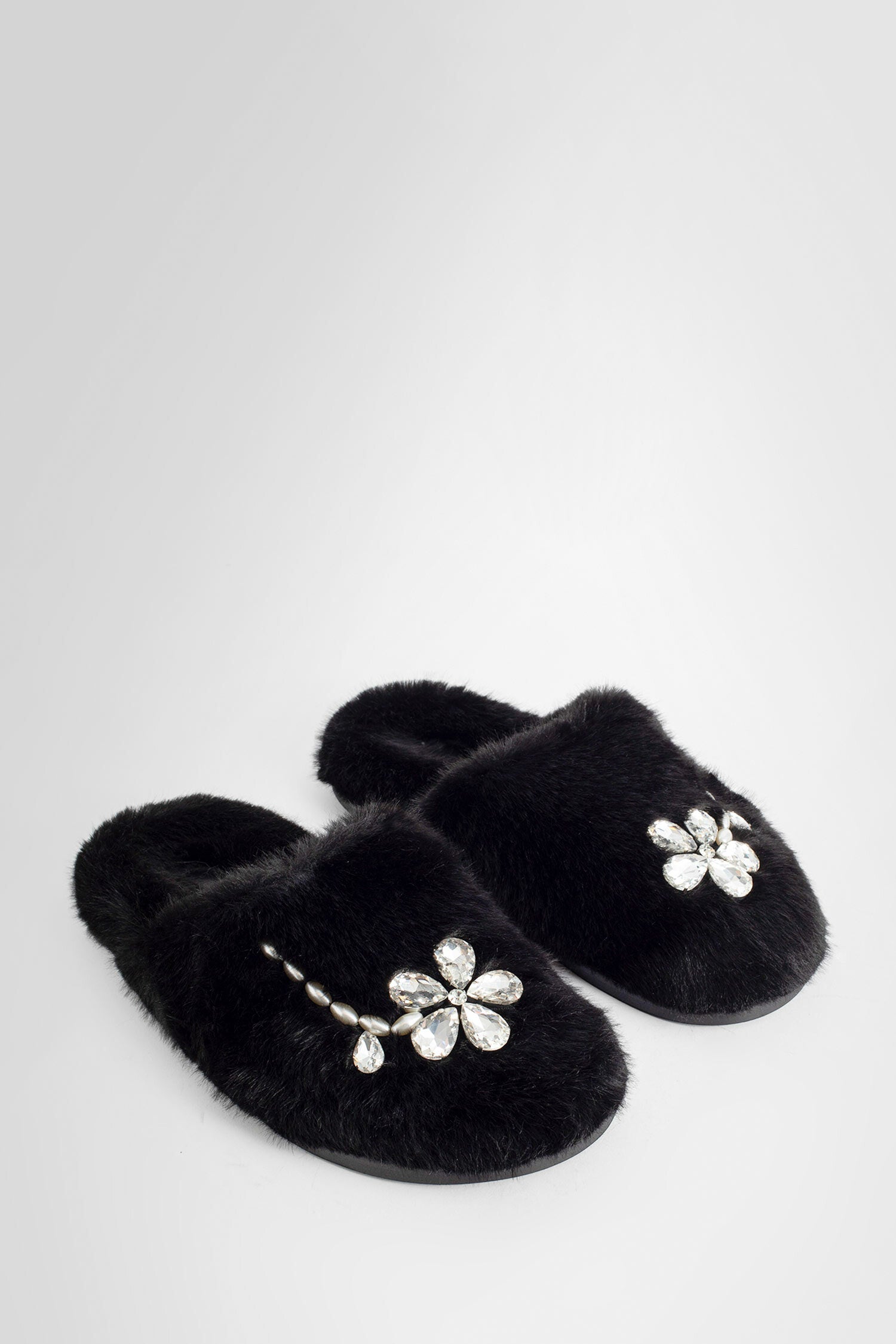 SIMONE ROCHA MAN BLACK SANDALS & SLIDES