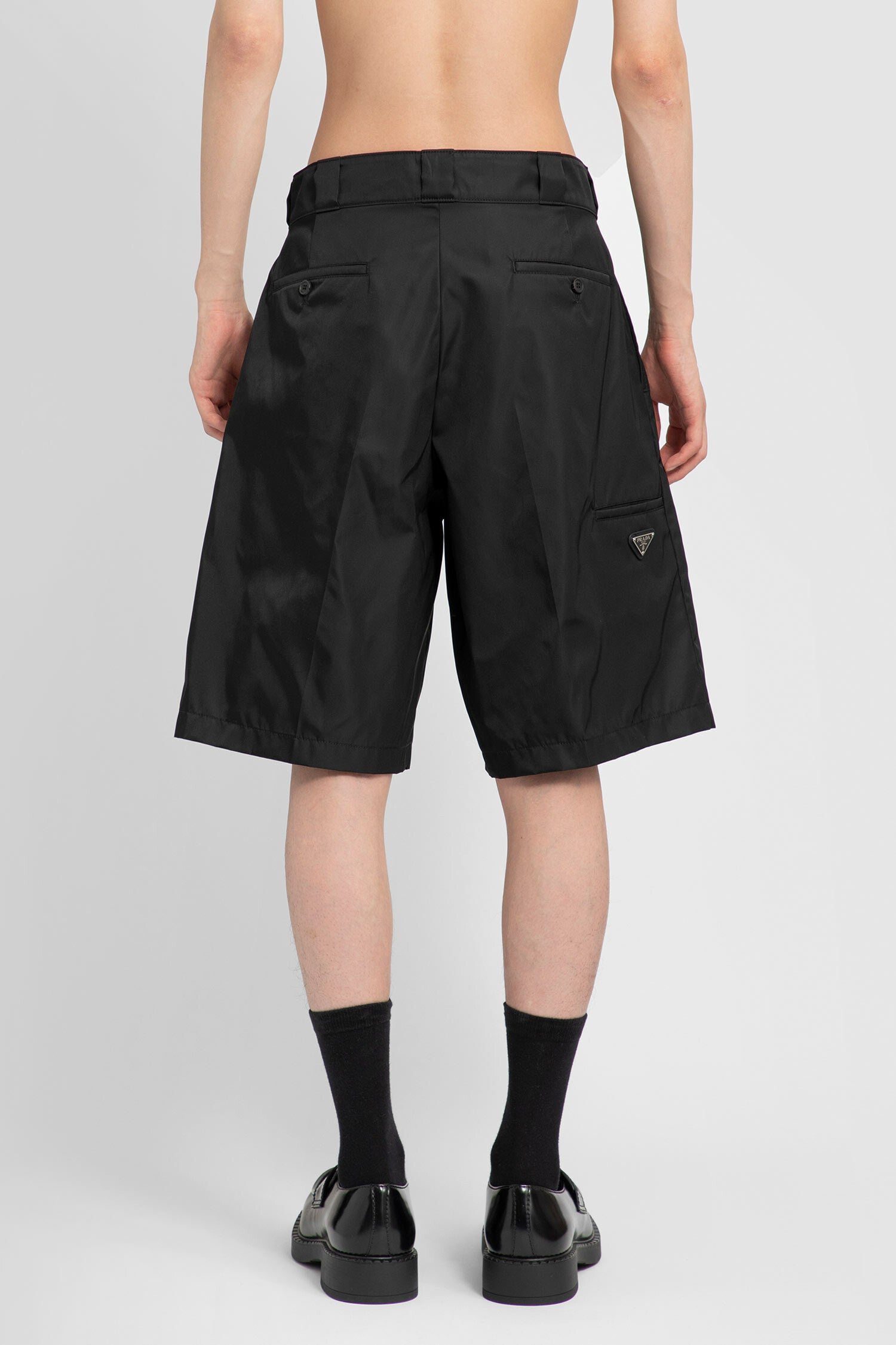 PRADA MAN BLACK SHORTS & SKIRTS