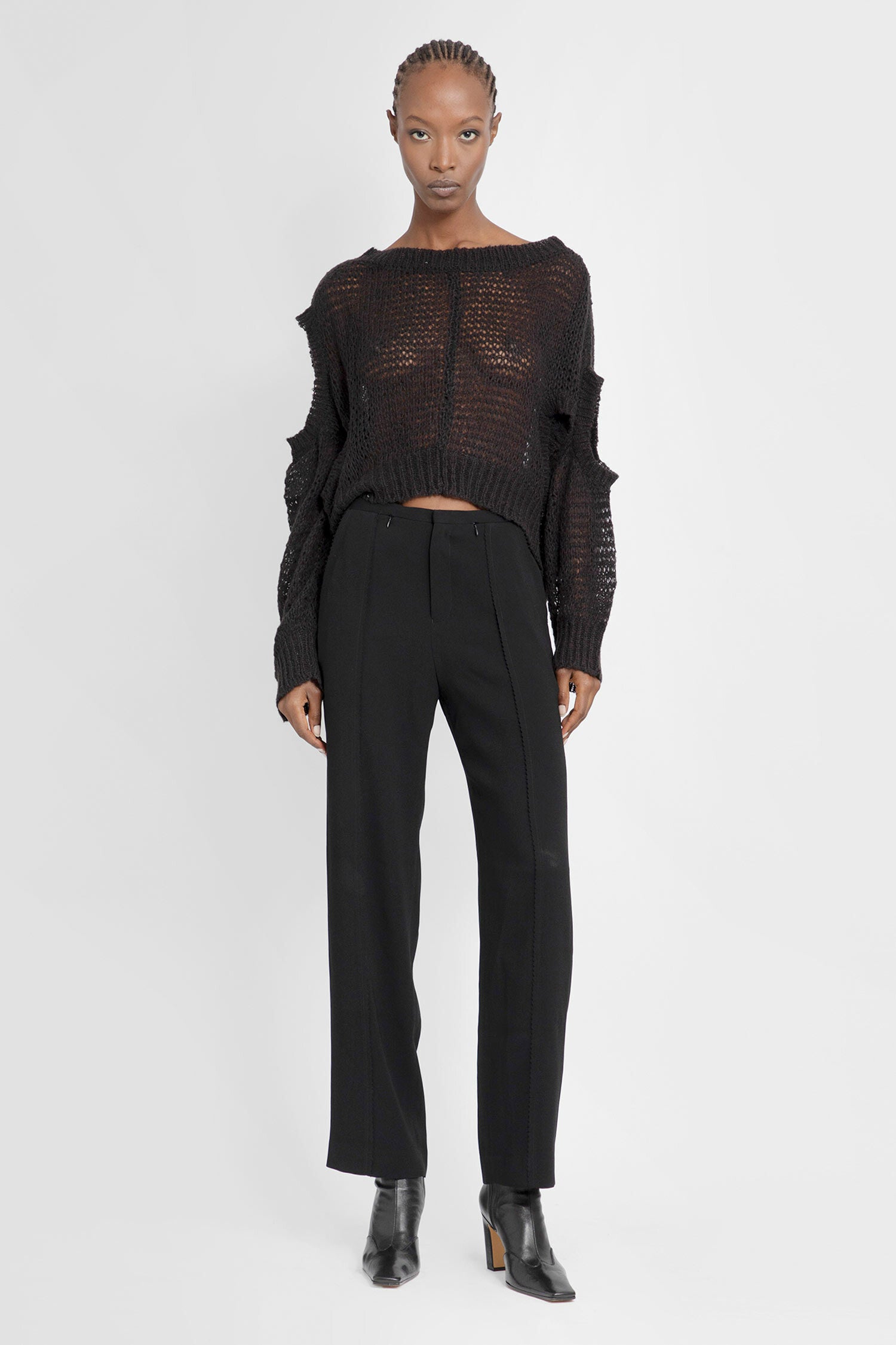 UNDERCOVER WOMAN BLACK TROUSERS