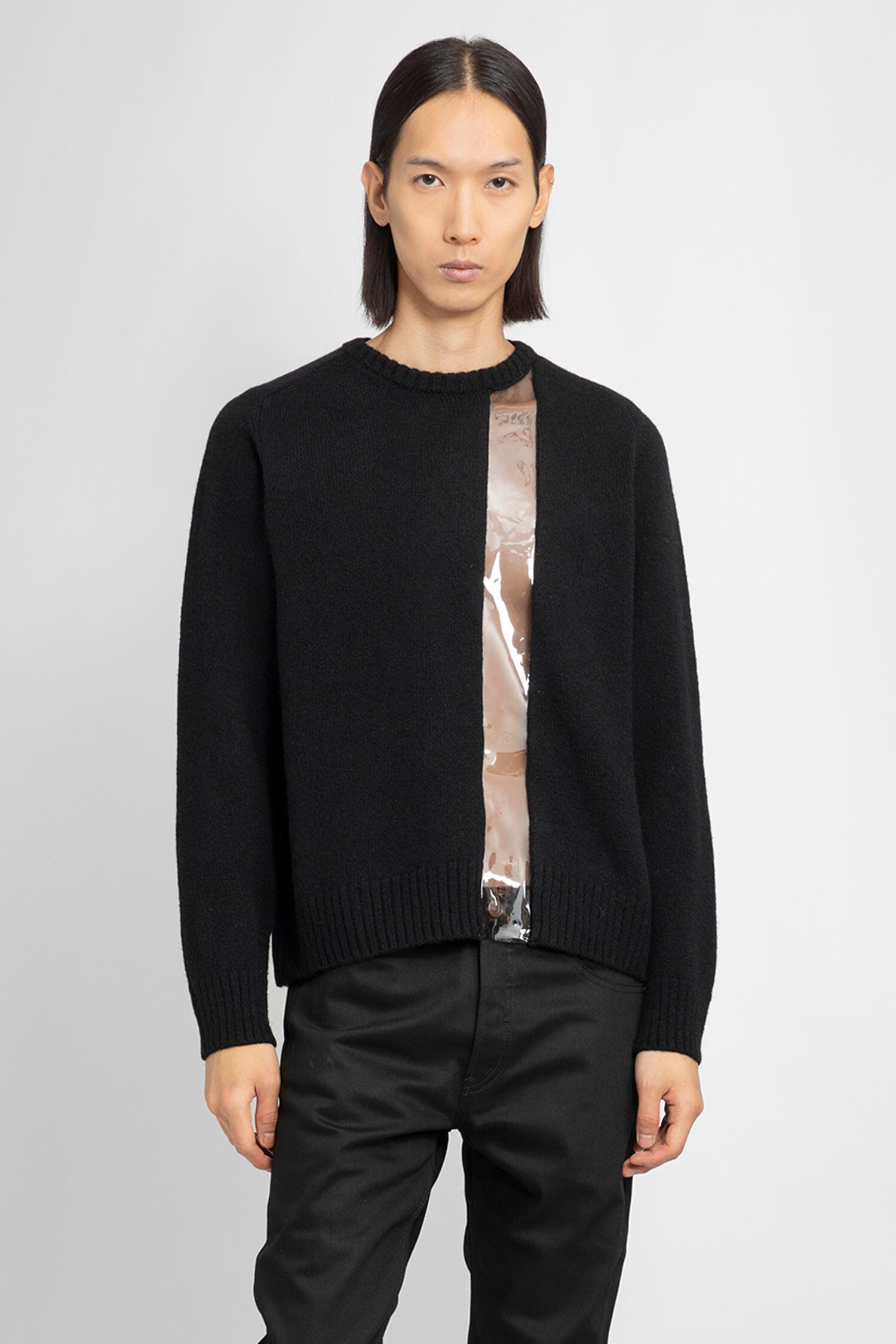 UNDERCOVER MAN BLACK KNITWEAR