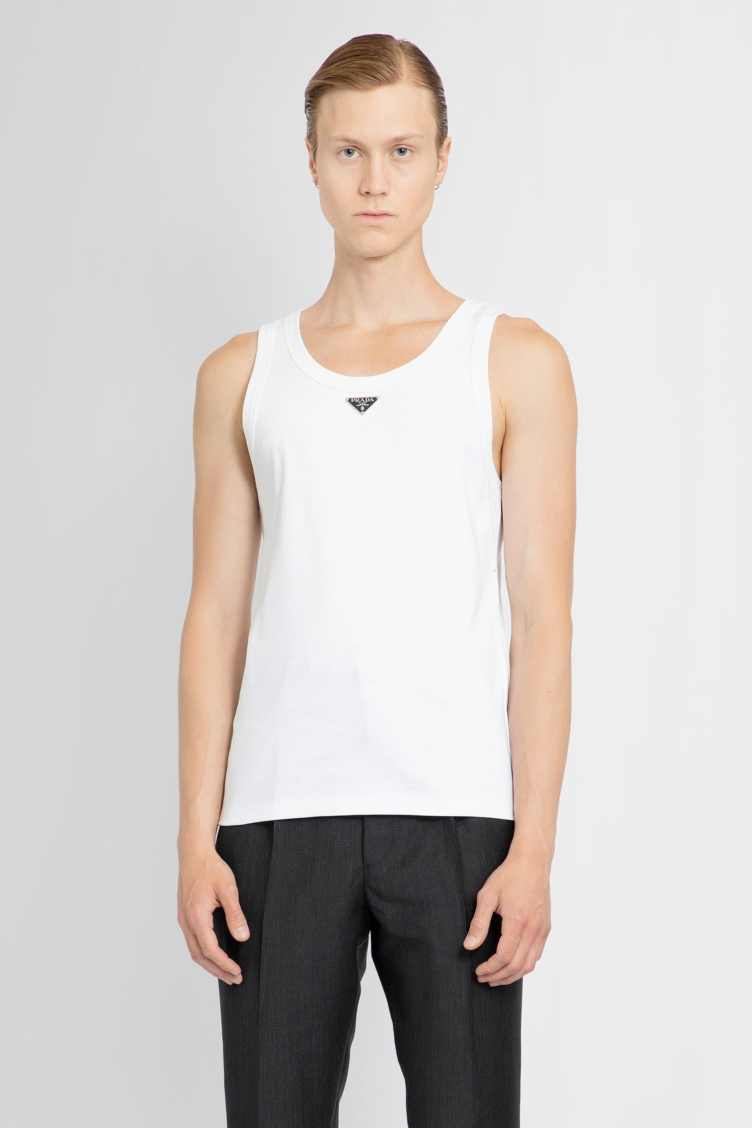 PRADA MAN WHITE T-SHIRTS