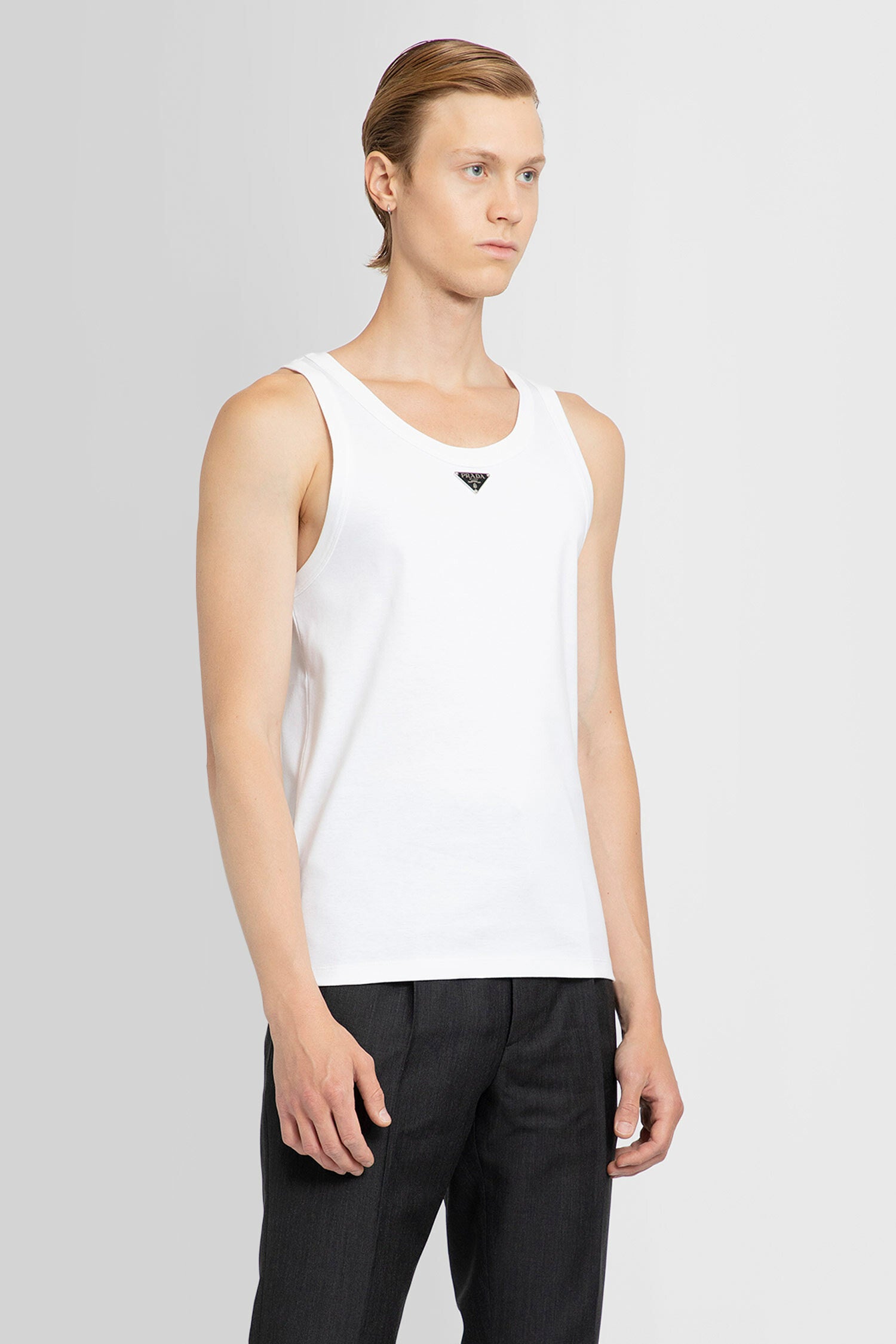 PRADA MAN WHITE T-SHIRTS