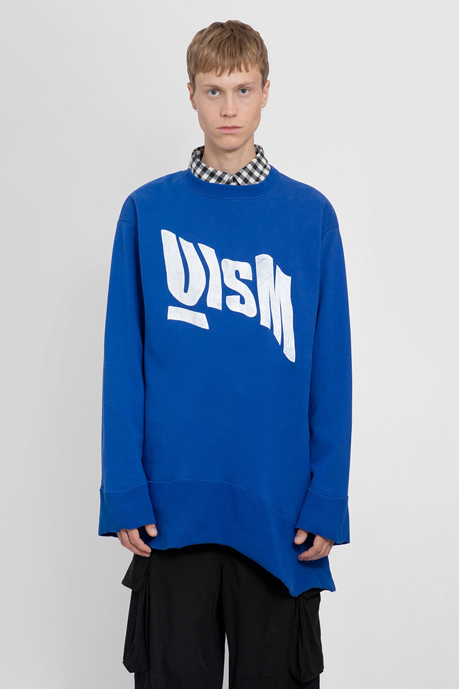 UNDERCOVER MAN BLUE SWEATSHIRTS