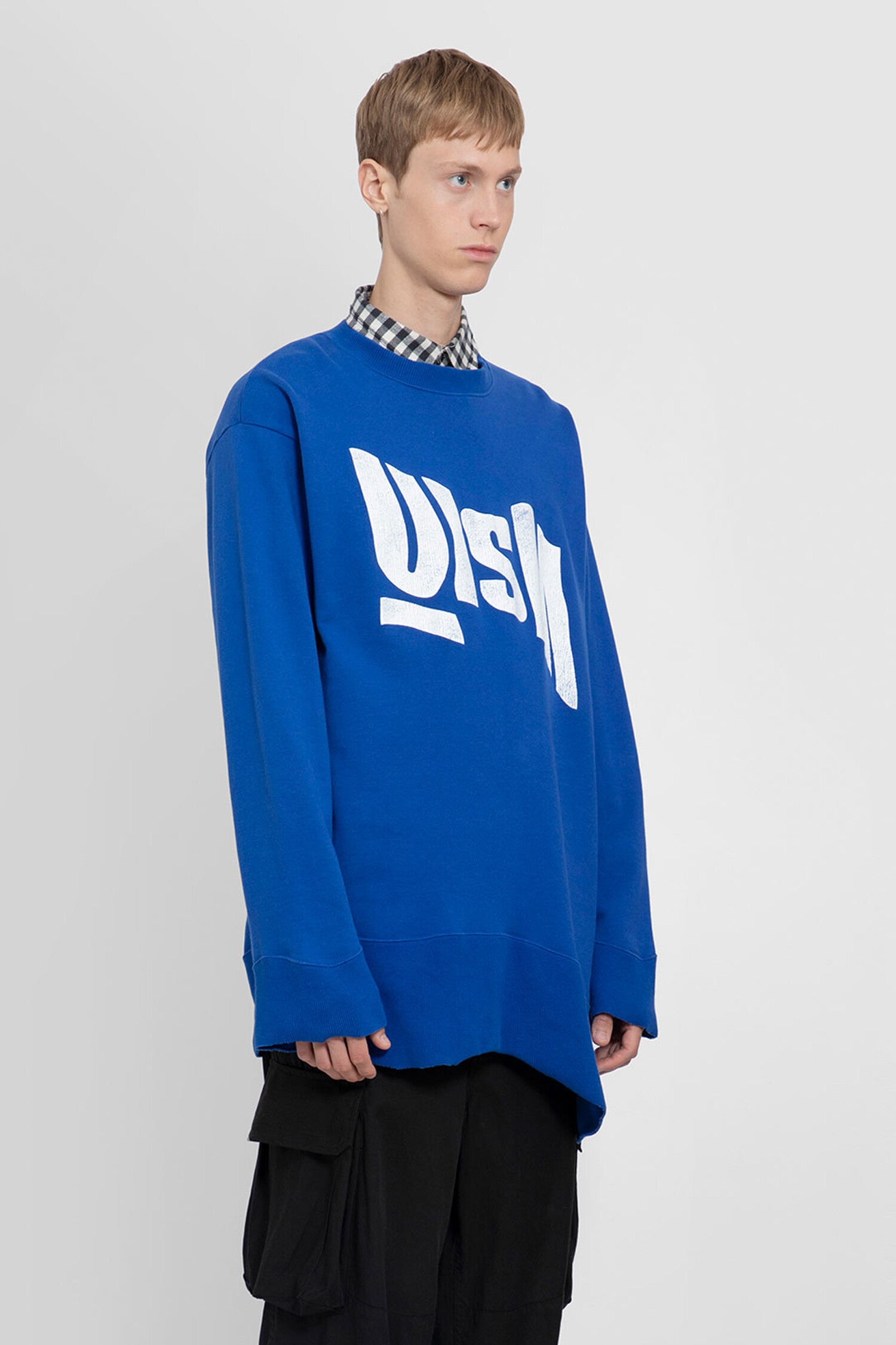 UNDERCOVER MAN BLUE SWEATSHIRTS