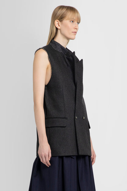 MARINA YEE WOMAN BLACK WAISTCOATS