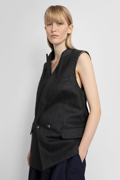 MARINA YEE WOMAN BLACK VESTS