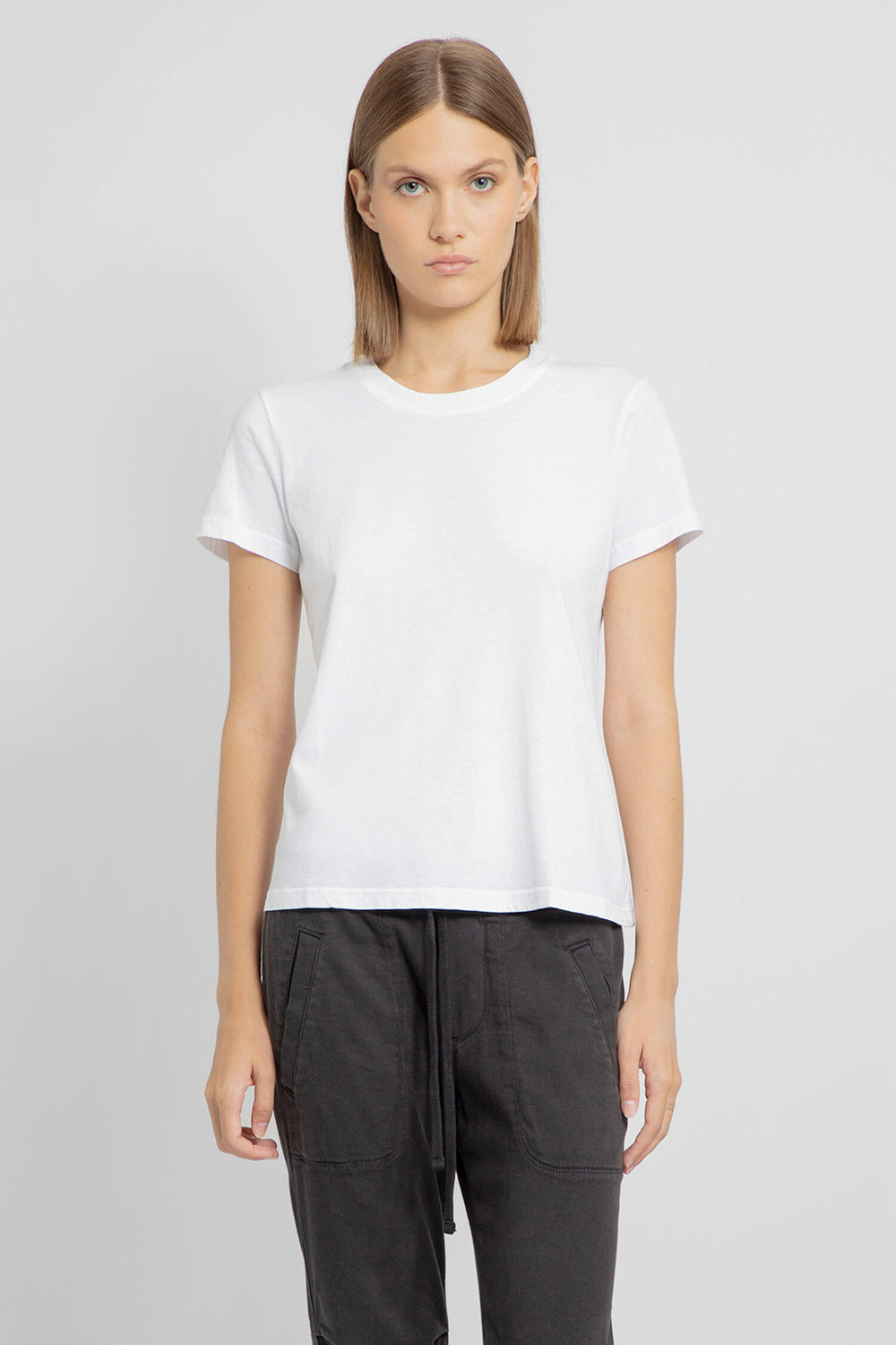 JAMES PERSE WOMAN WHITE T-SHIRTS & TANK TOPS