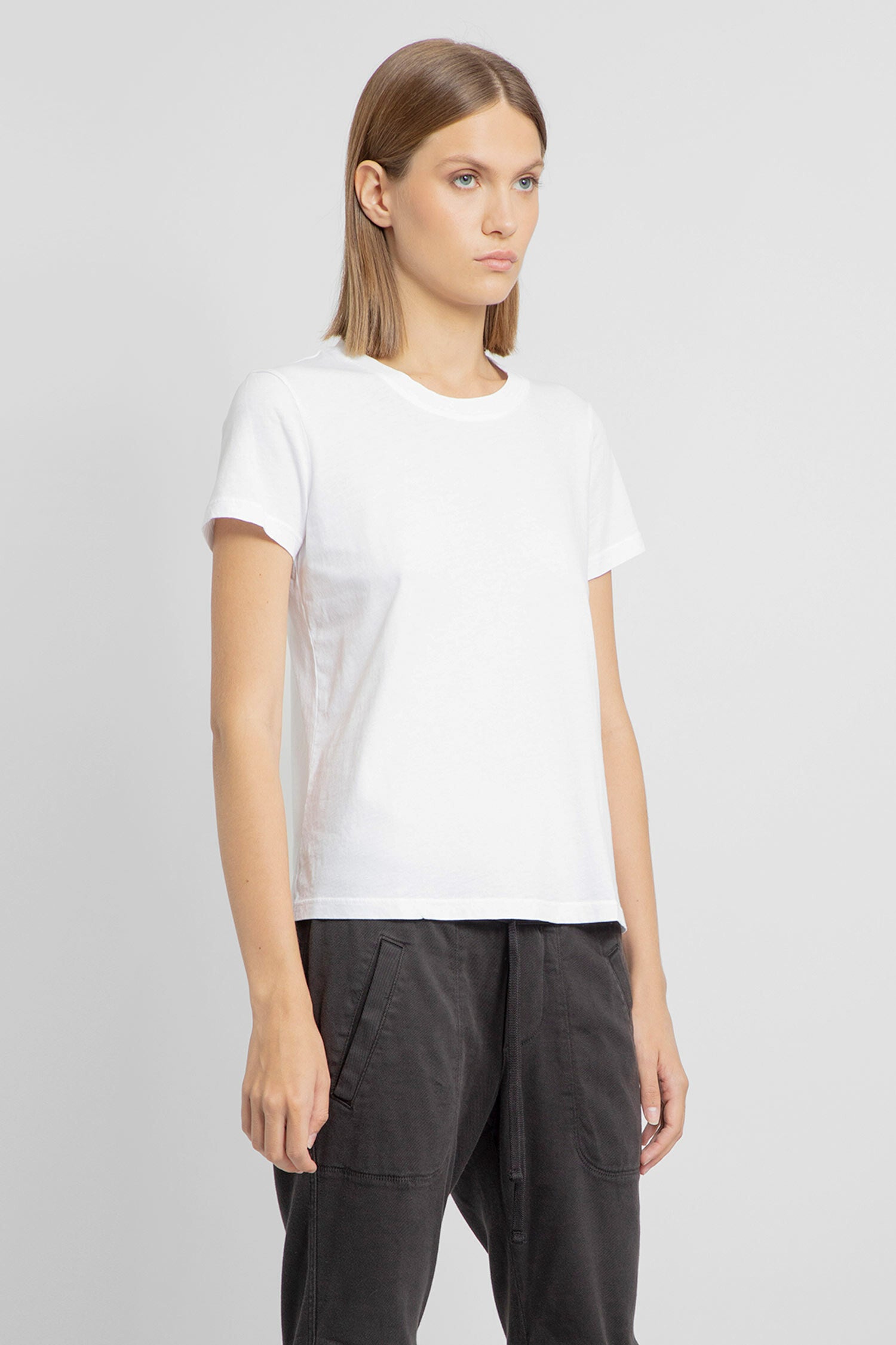 JAMES PERSE WOMAN WHITE T-SHIRTS & TANK TOPS