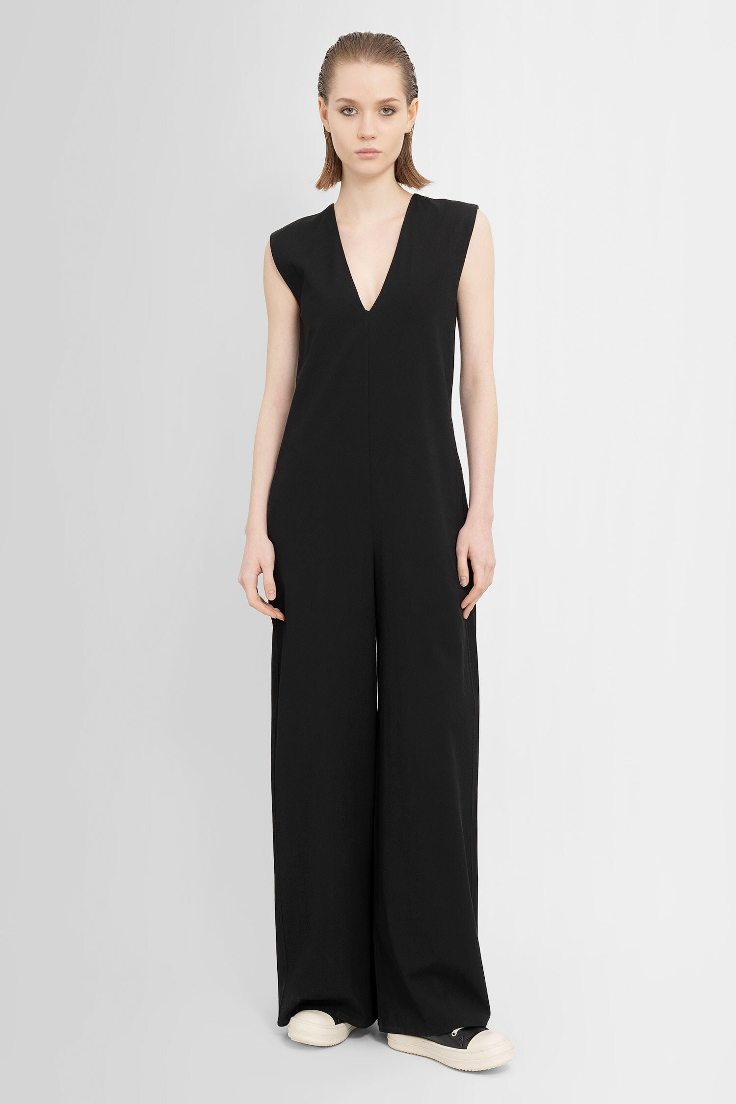 THOM KROM WOMAN BLACK JUMPSUITS