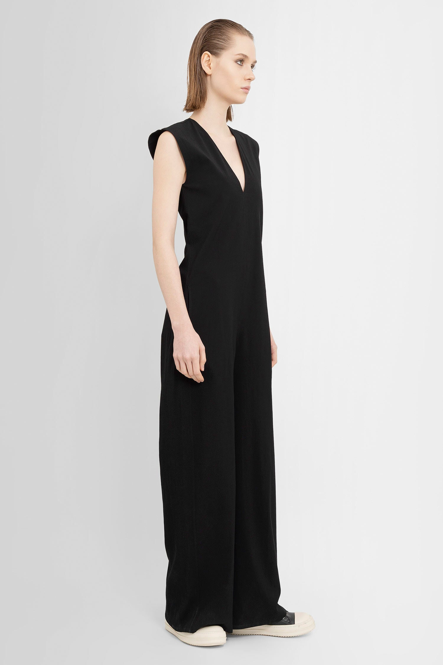 THOM KROM WOMAN BLACK JUMPSUITS