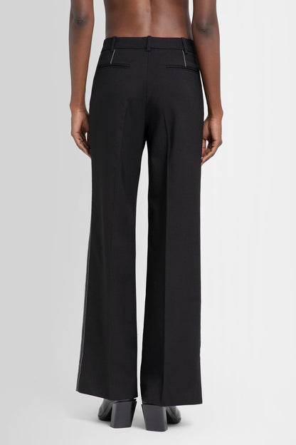 MARINE SERRE WOMAN BLACK TROUSERS