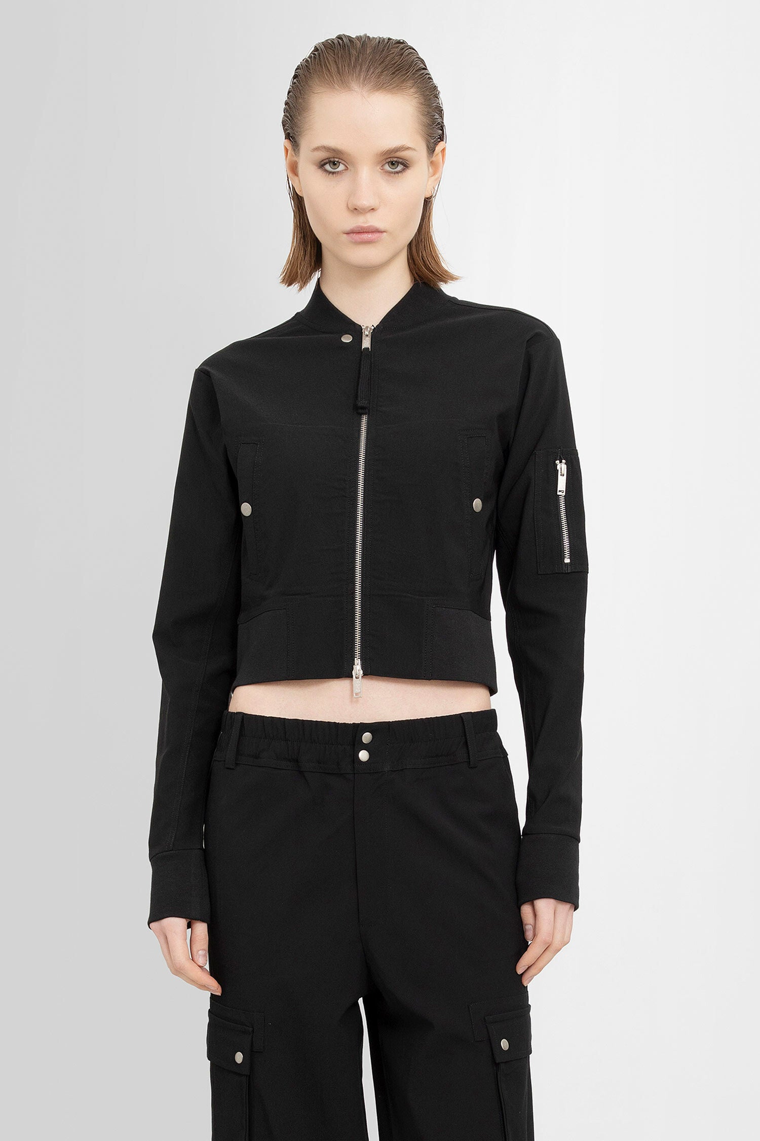 THOM KROM WOMAN BLACK JACKETS