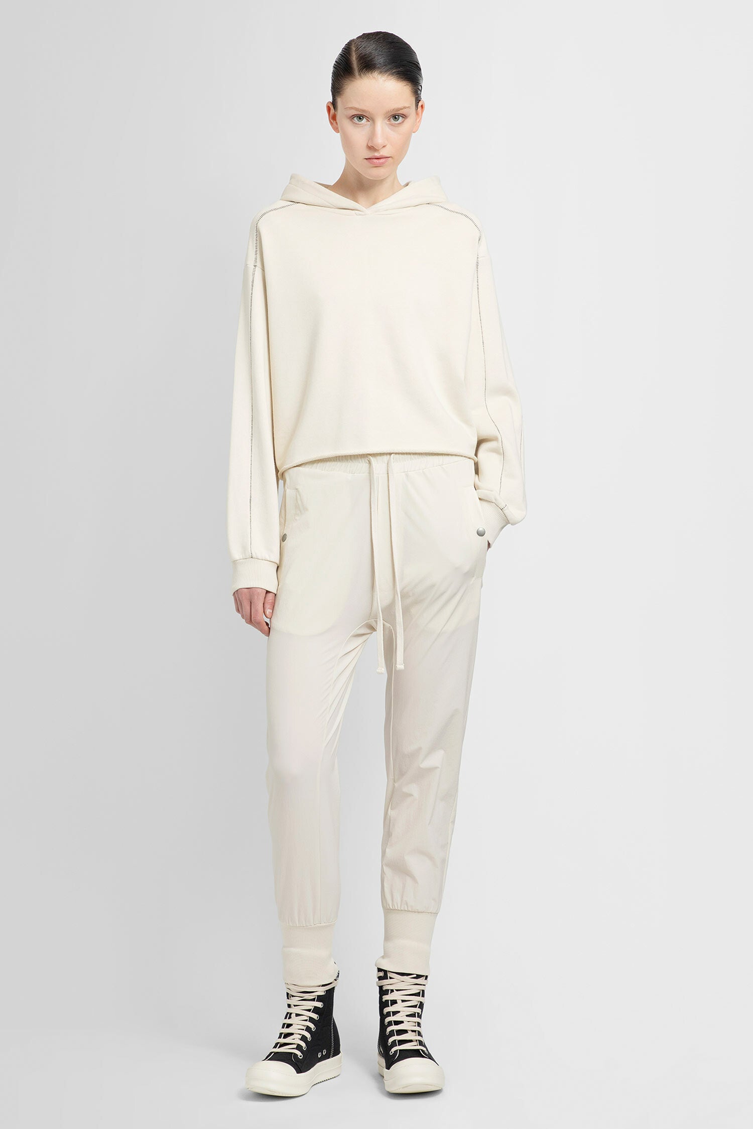 THOM KROM WOMAN BEIGE TROUSERS